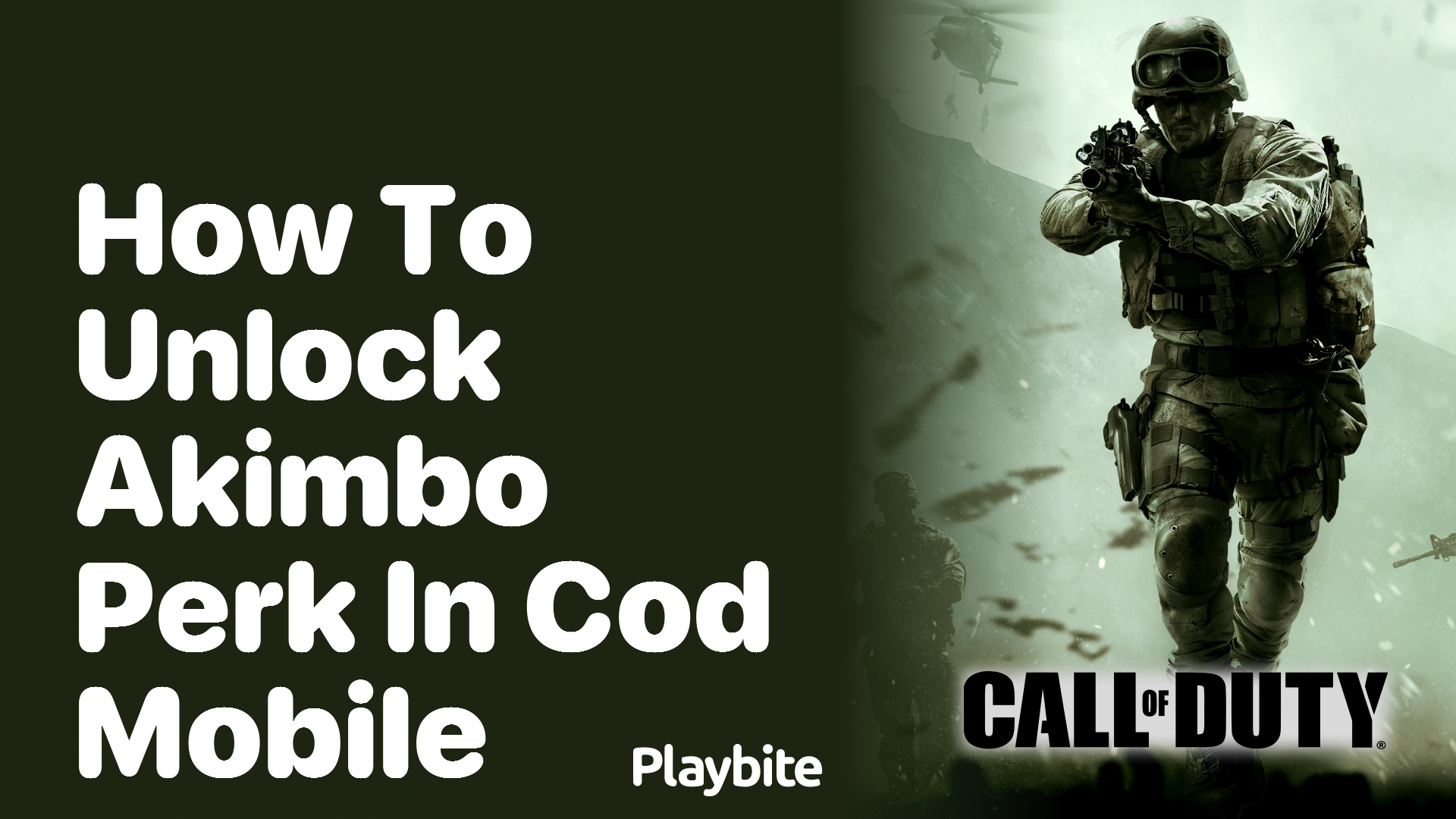 How to Unlock the Akimbo Perk in COD Mobile