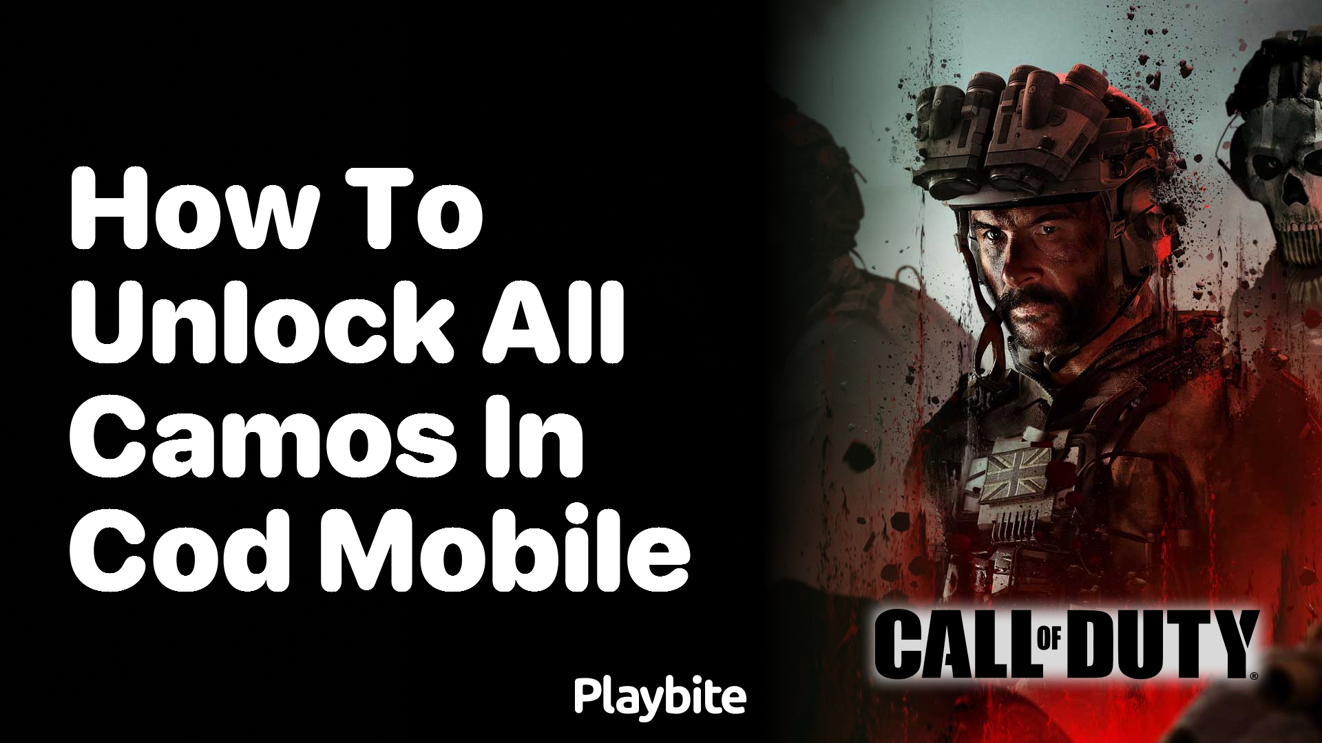 How to Unlock All Camos in COD Mobile