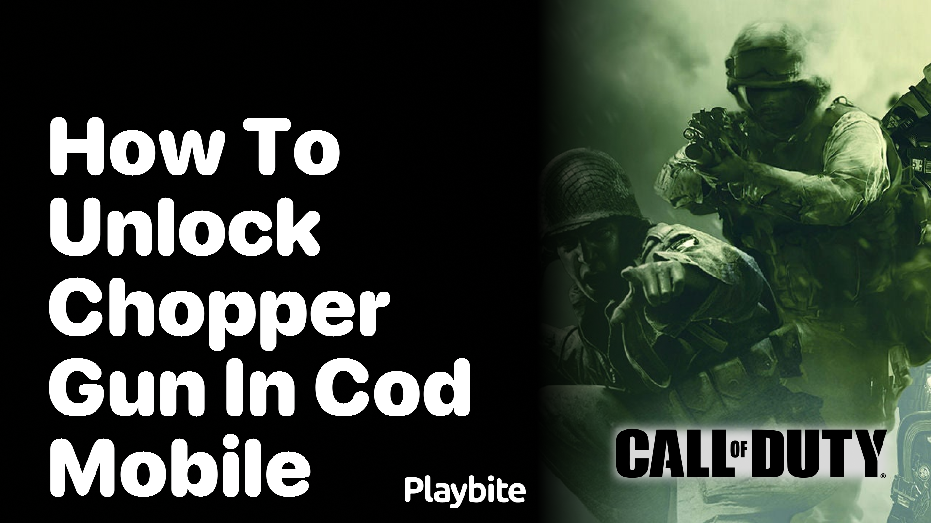 How to Unlock the Chopper Gun in CoD Mobile