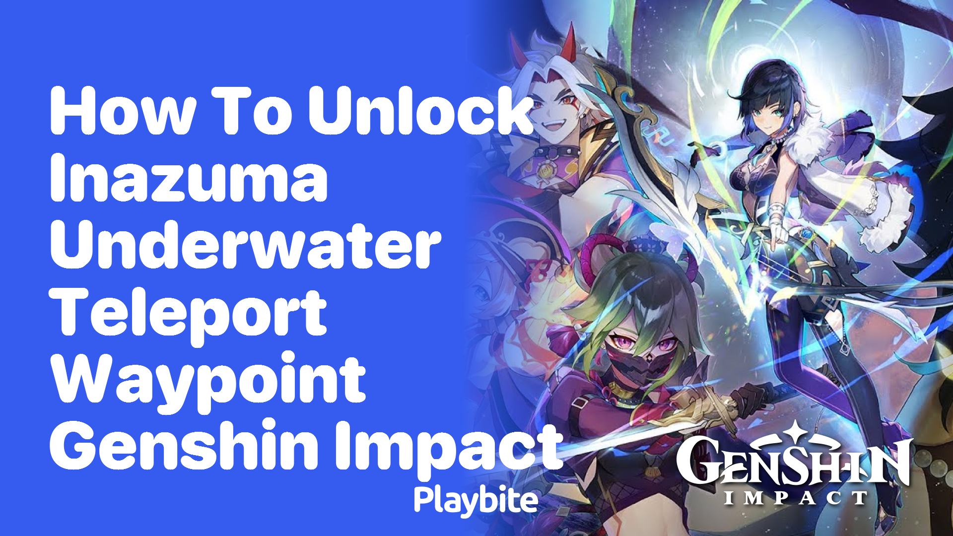 How to Unlock the Inazuma Underwater Teleport Waypoint in Genshin Impact