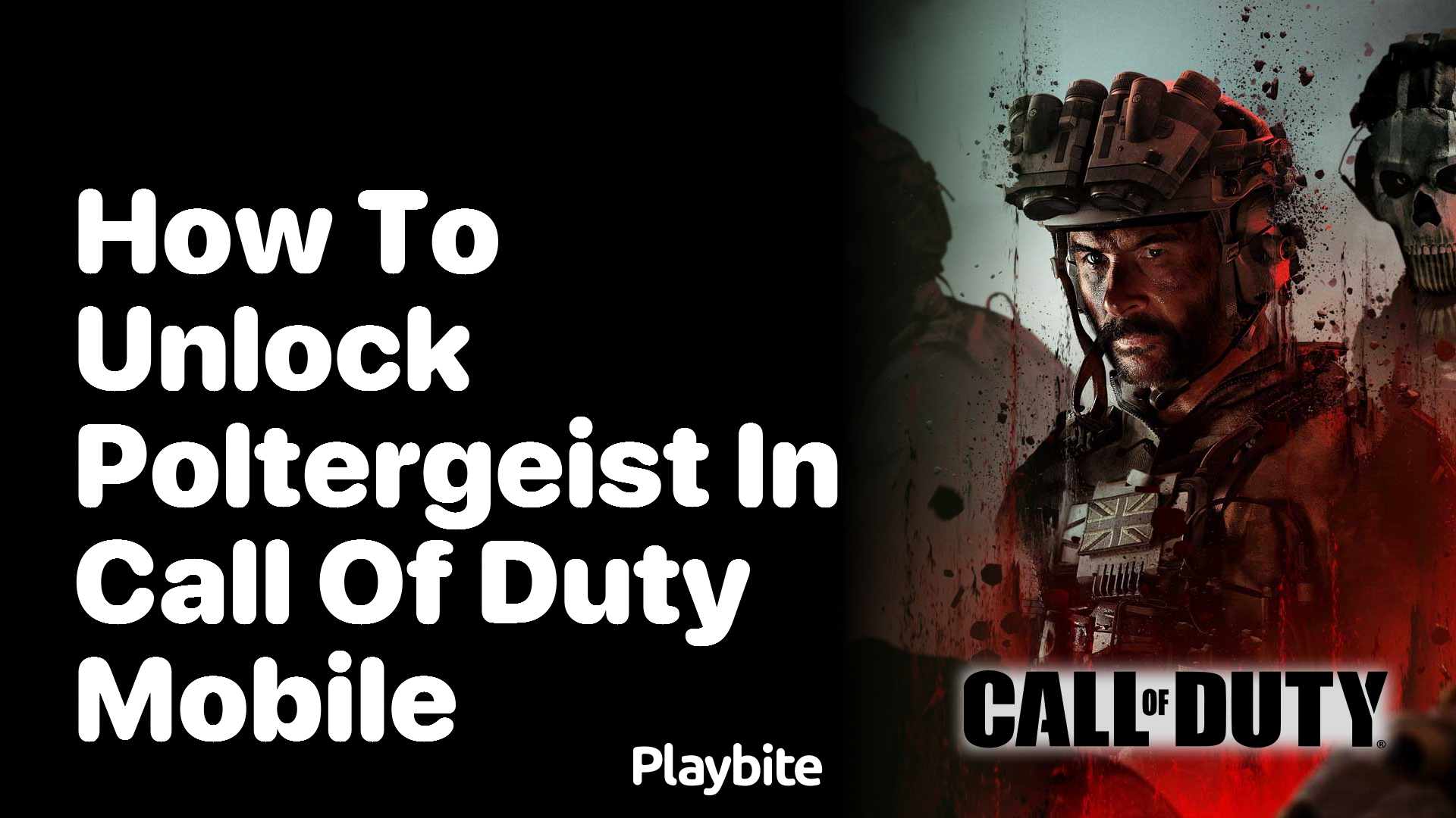 How to Unlock Poltergeist in Call of Duty Mobile