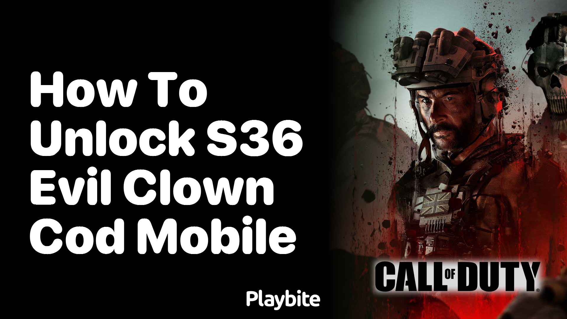 How to Unlock the S36 Evil Clown in COD Mobile?