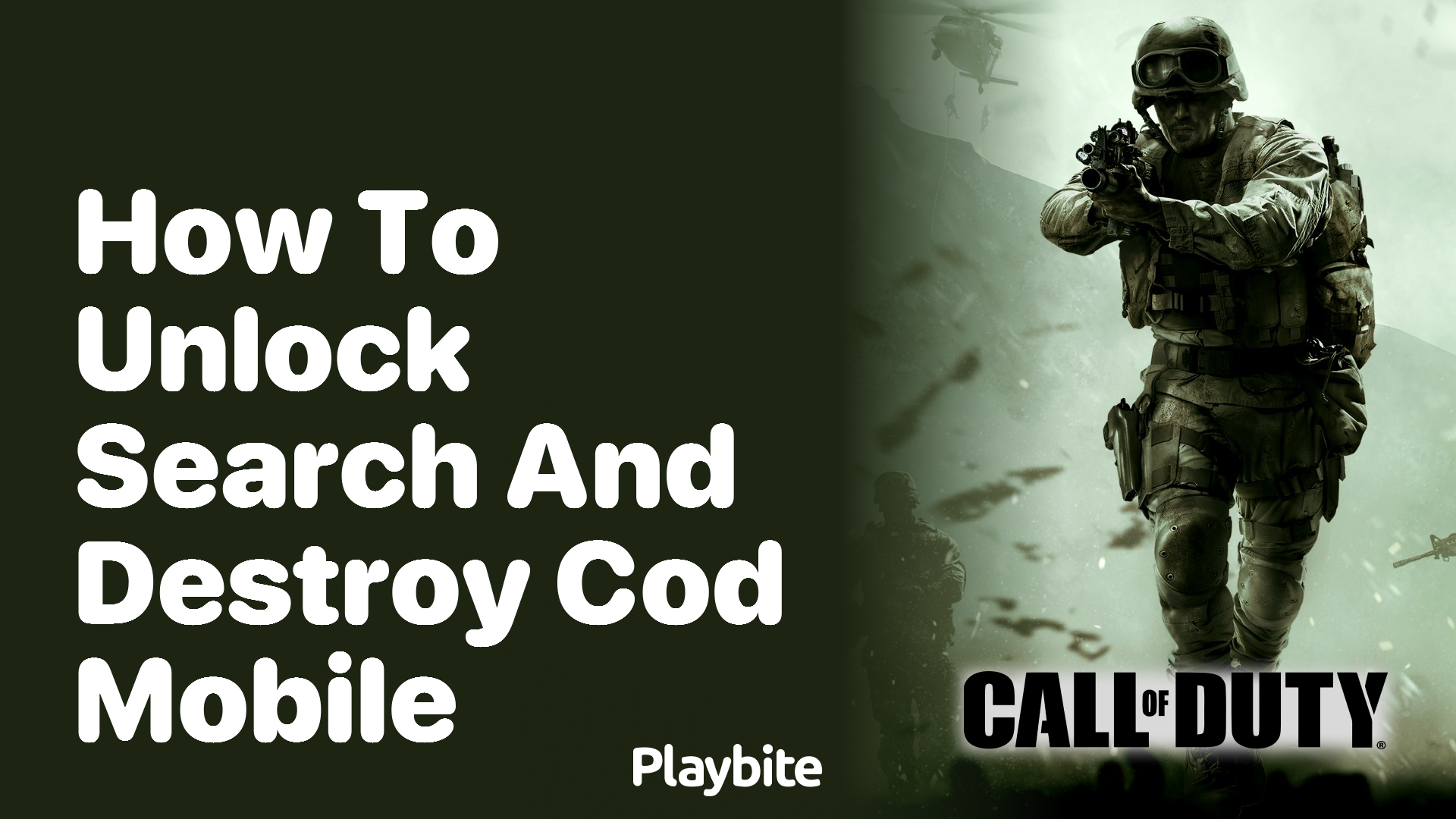 How to Unlock Search and Destroy in COD Mobile