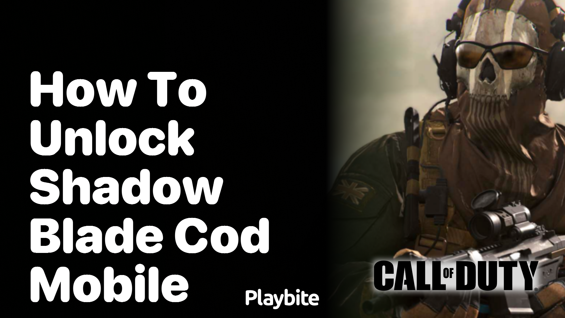 How to Unlock Shadow Blade in CoD Mobile - Playbite