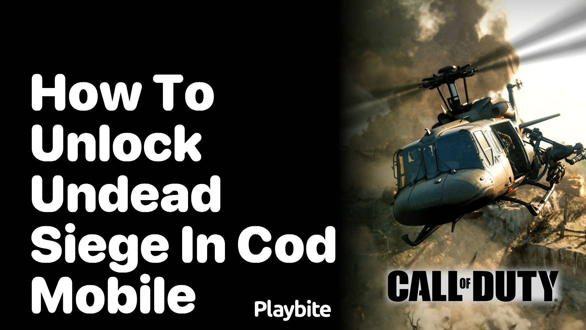 How to Unlock Undead Siege in CoD Mobile