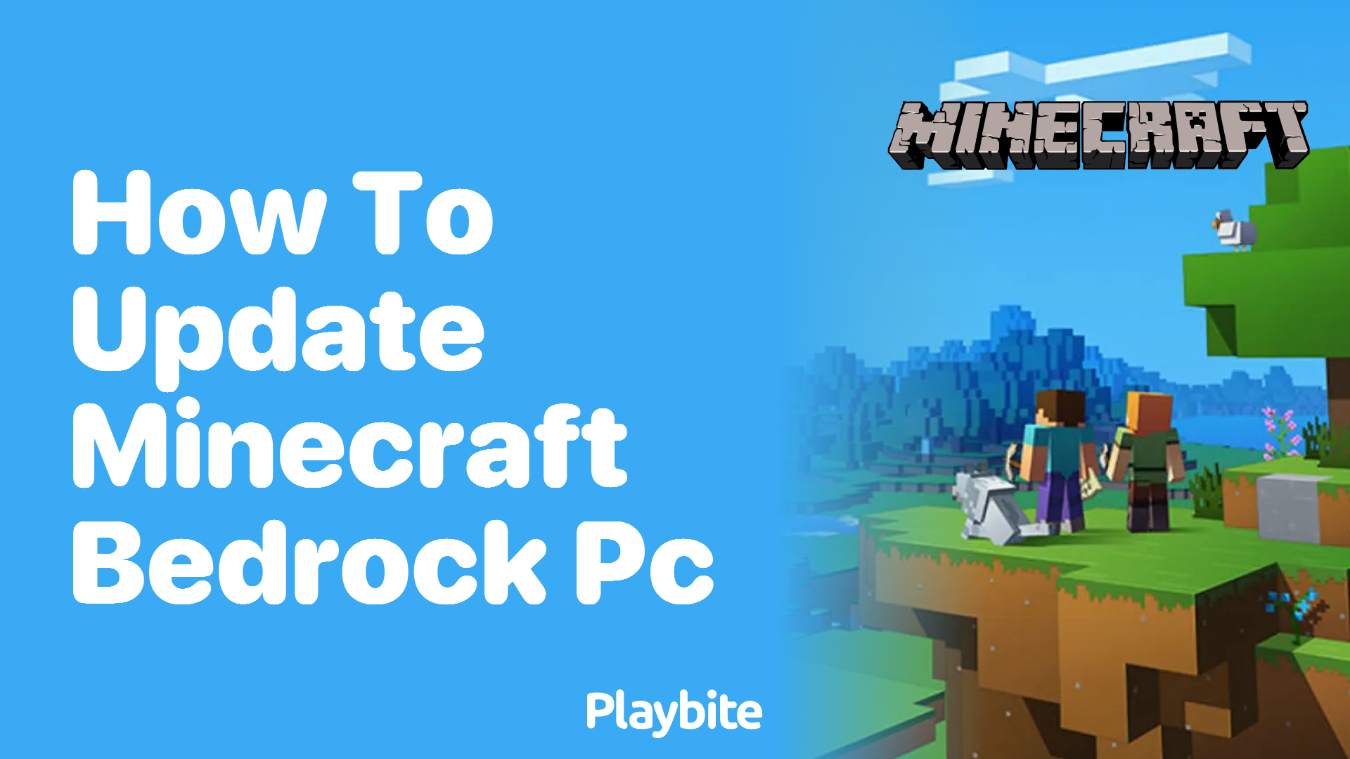 How To Update Minecraft Bedrock On PC Playbite