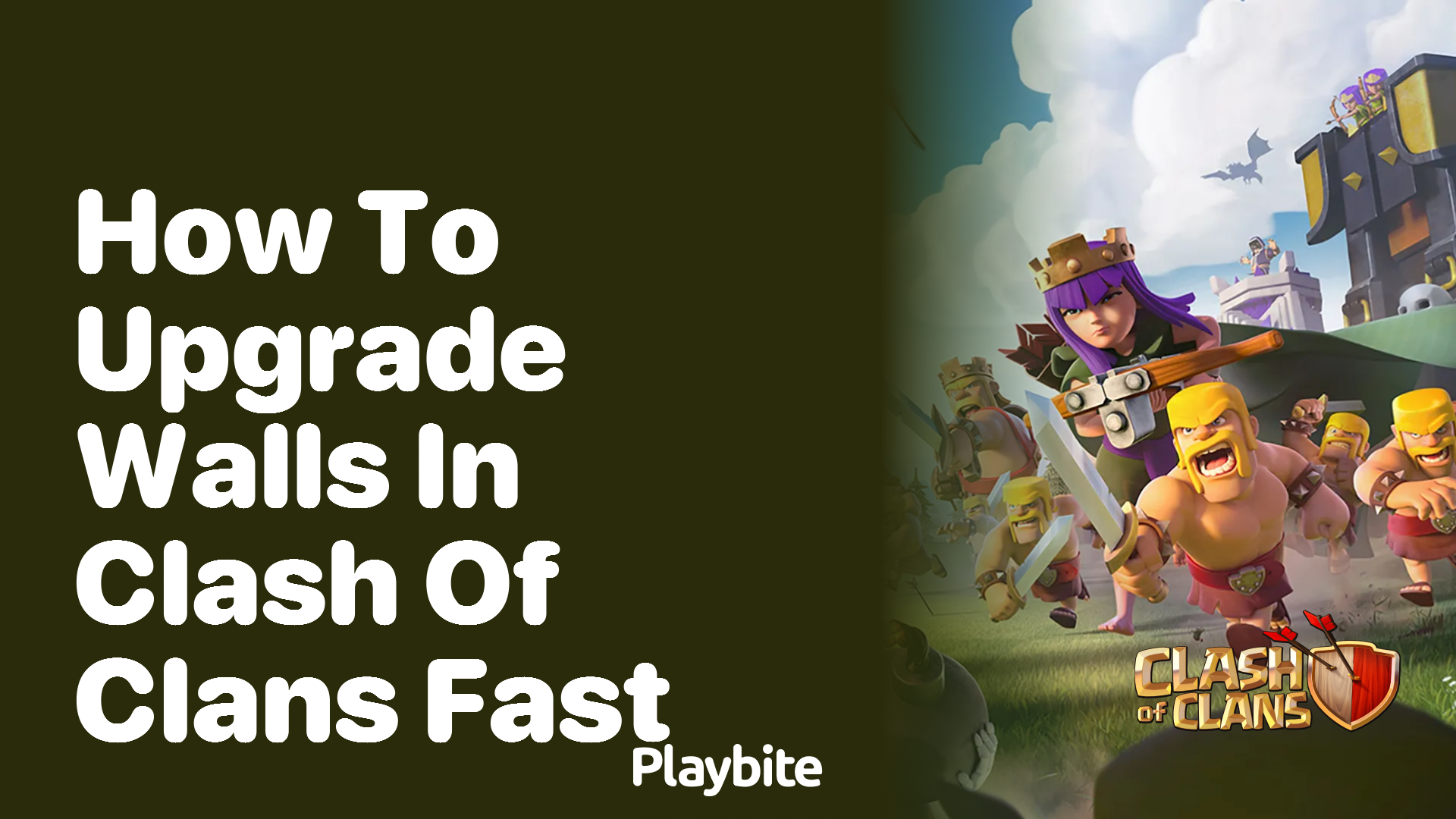 How to Upgrade Walls in Clash of Clans Fast