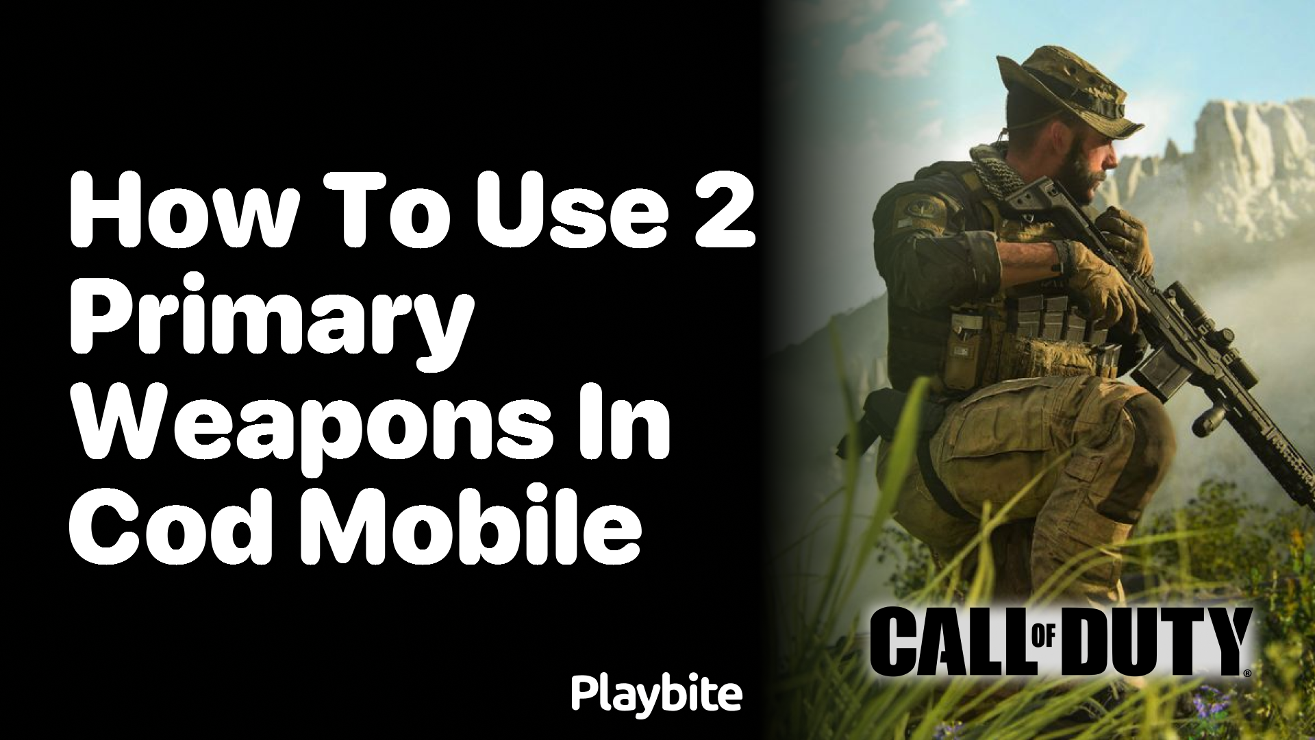 How to Use 2 Primary Weapons in COD Mobile