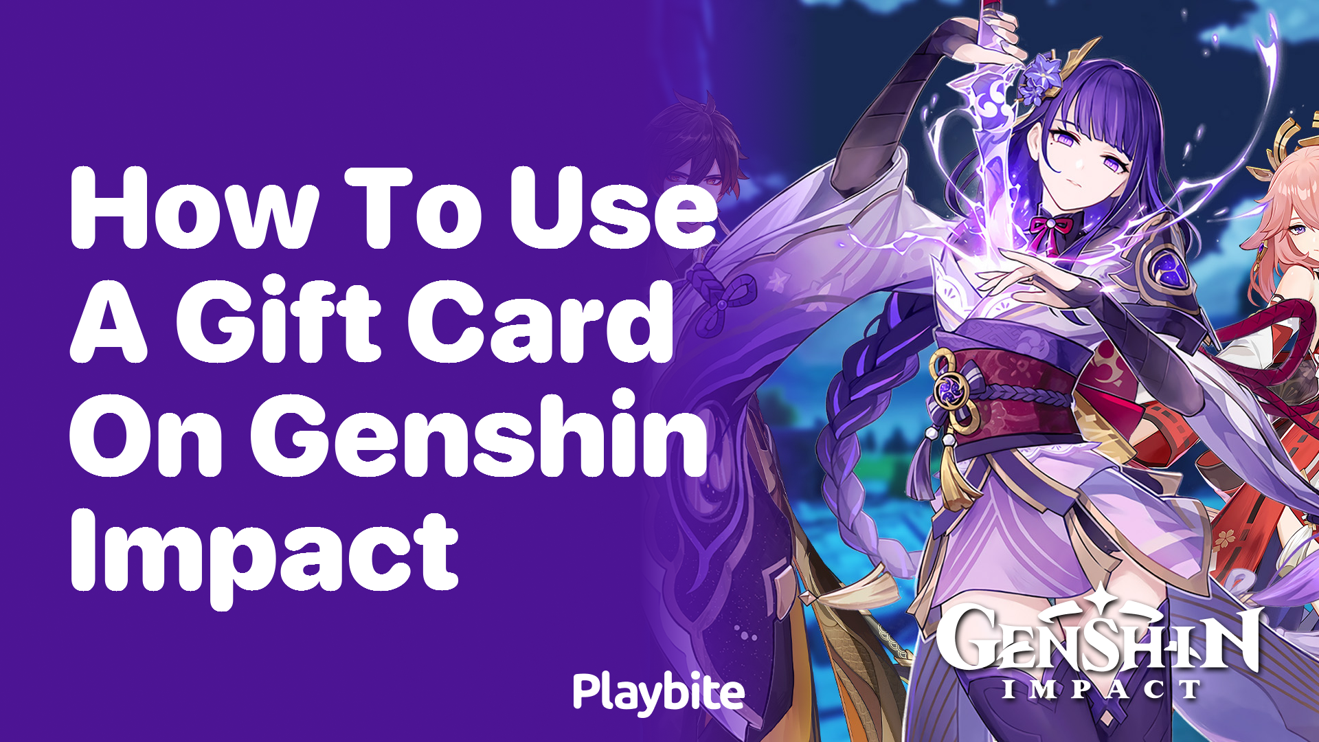 How to Use a Gift Card on Genshin Impact
