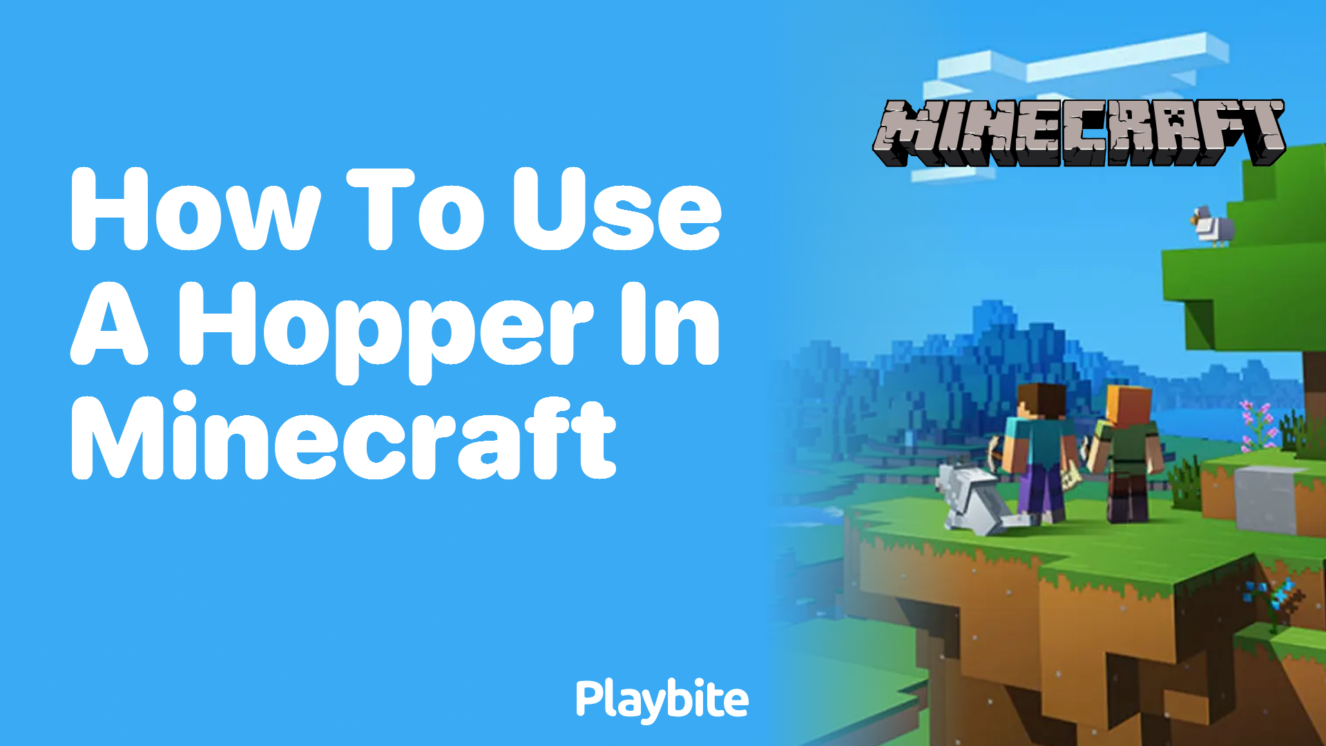 How to Use a Hopper in Minecraft
