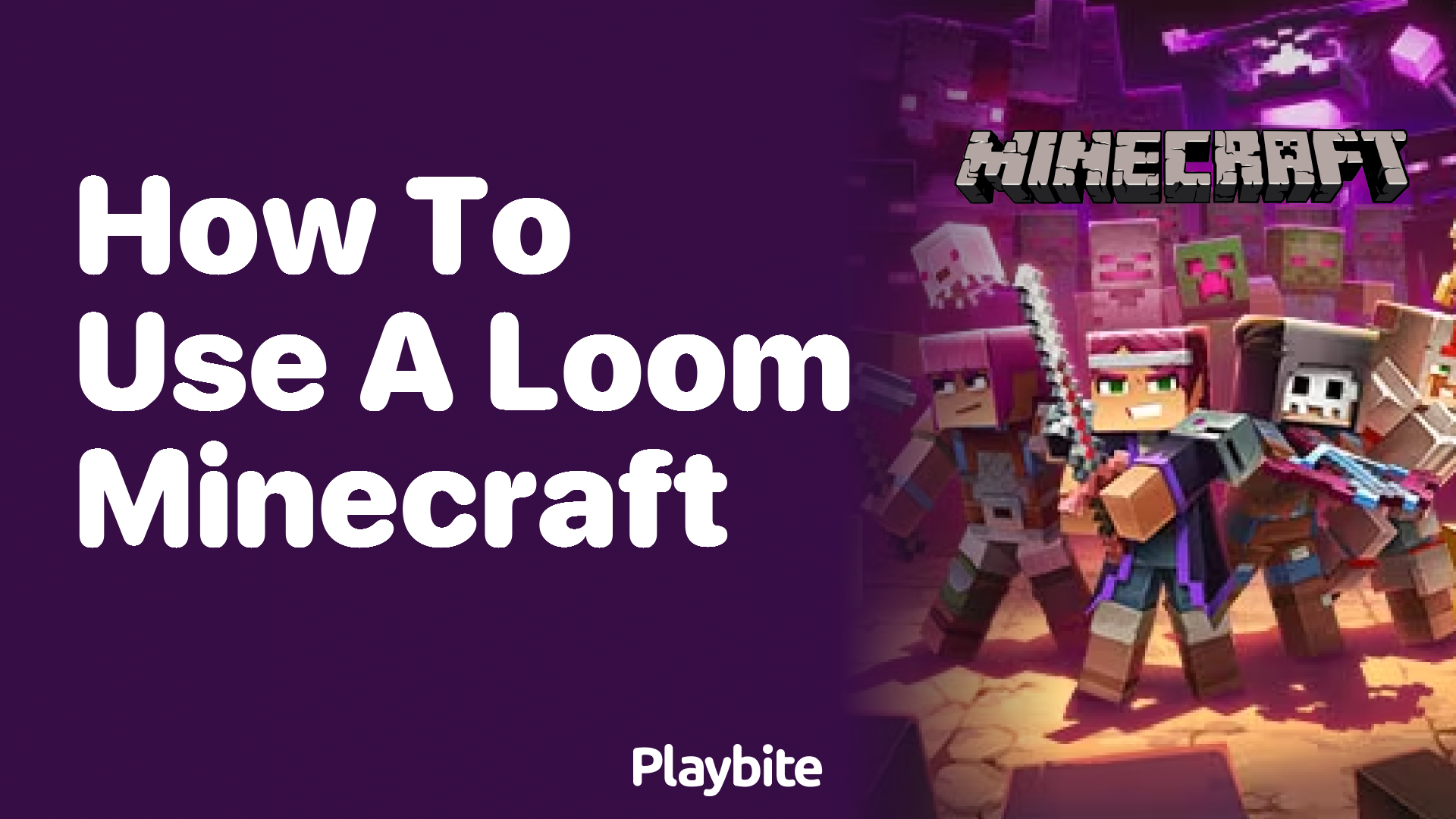 How to Use a Loom in Minecraft for Cool Banners