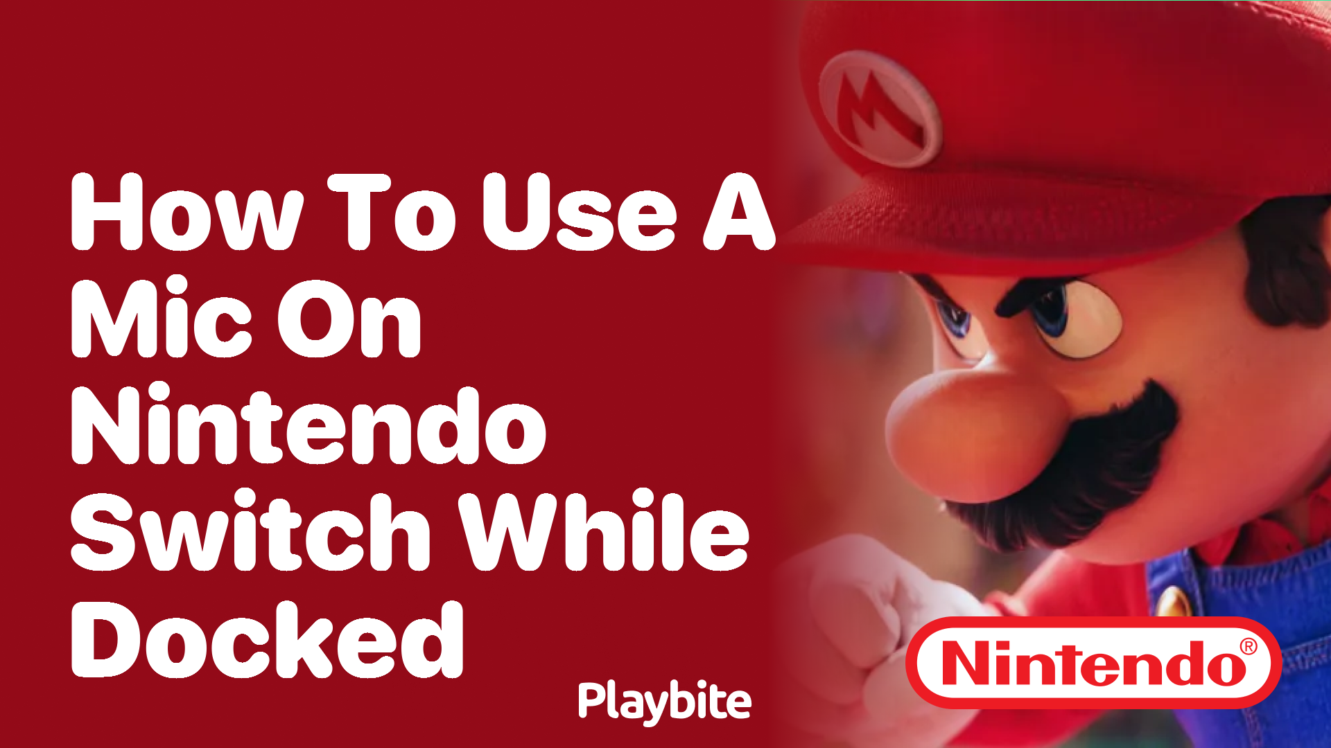 How to Use a Mic on Nintendo Switch While Docked