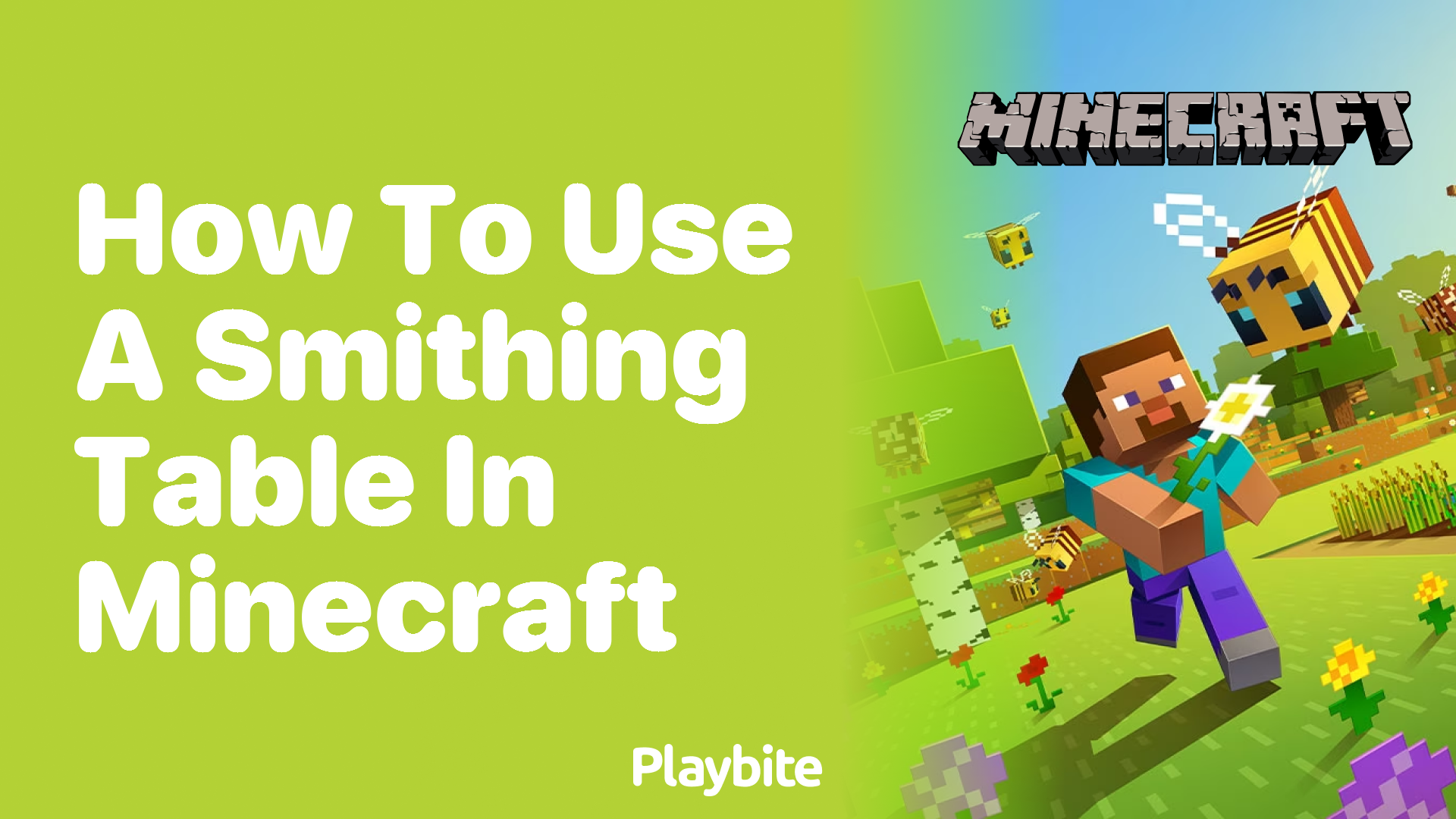 How to Use a Smithing Table in Minecraft