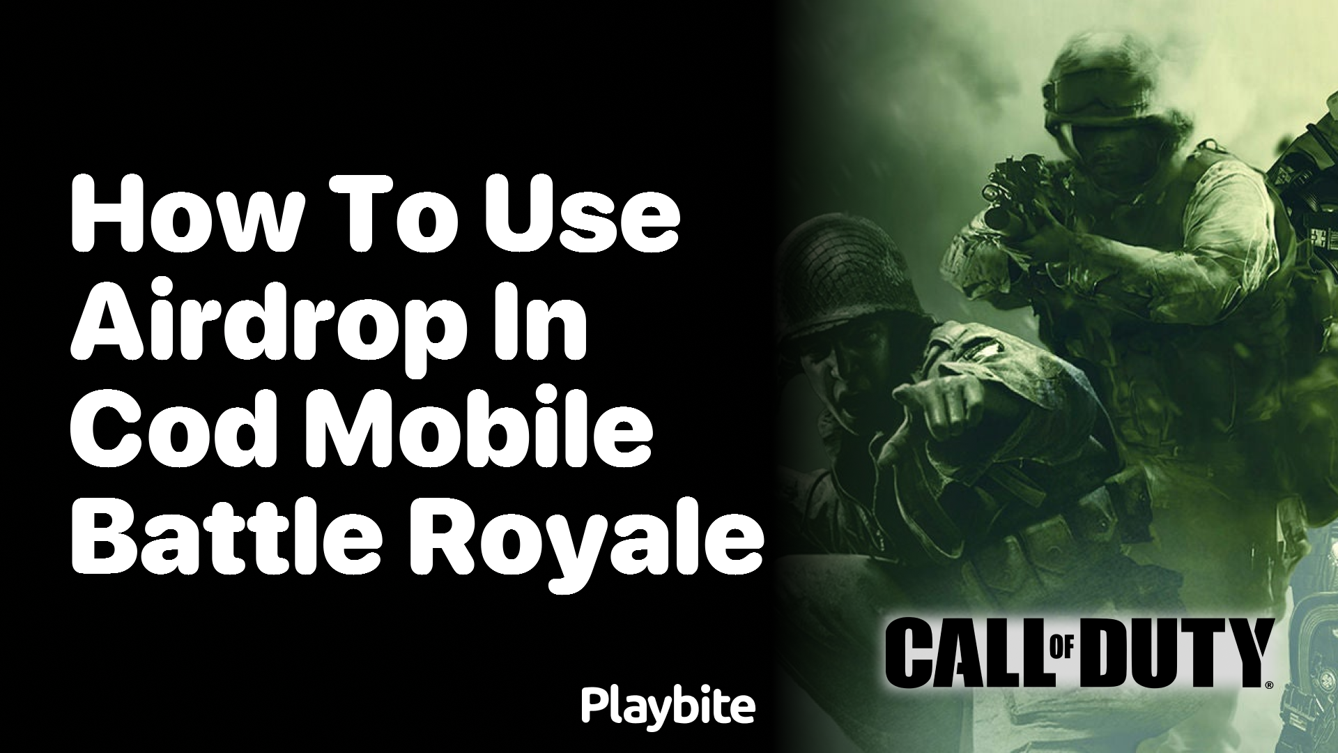 How to Use Airdrop in COD Mobile Battle Royale