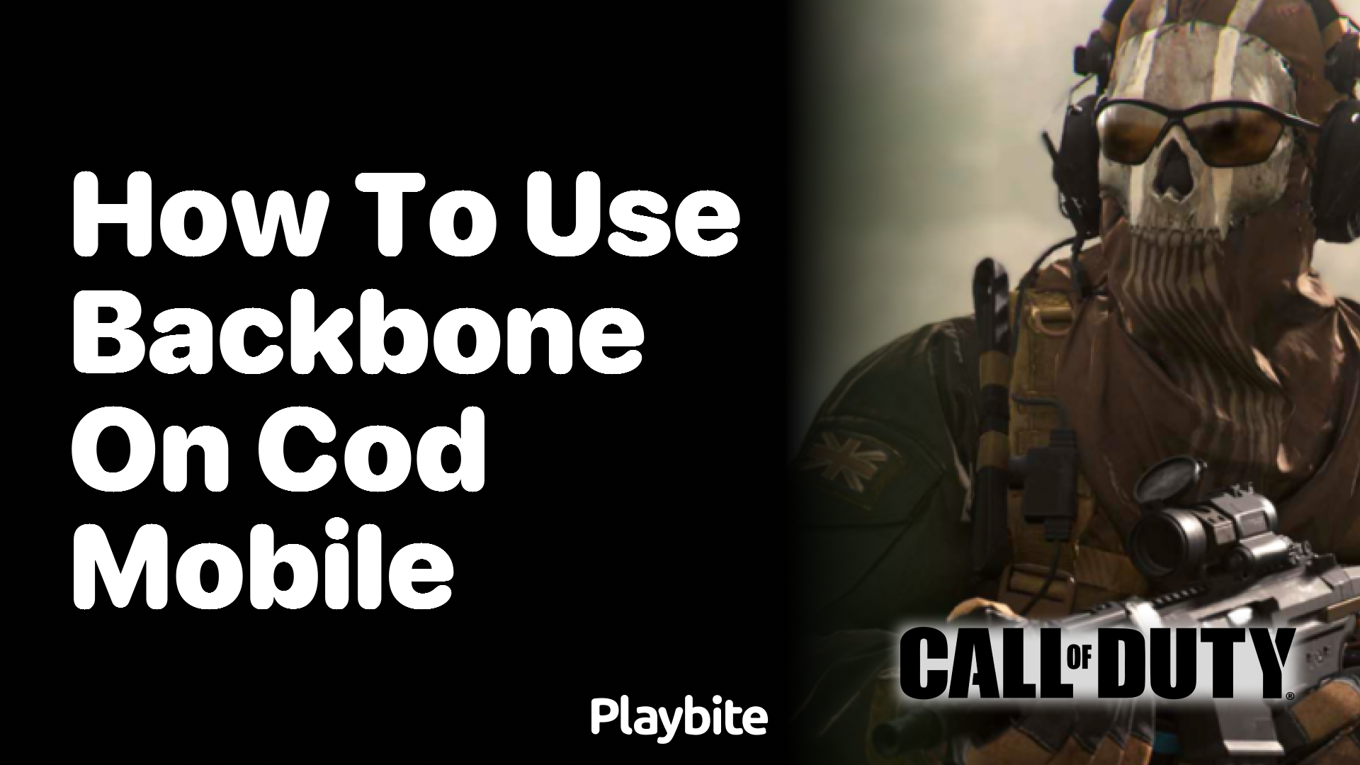 How to Use Backbone on COD Mobile