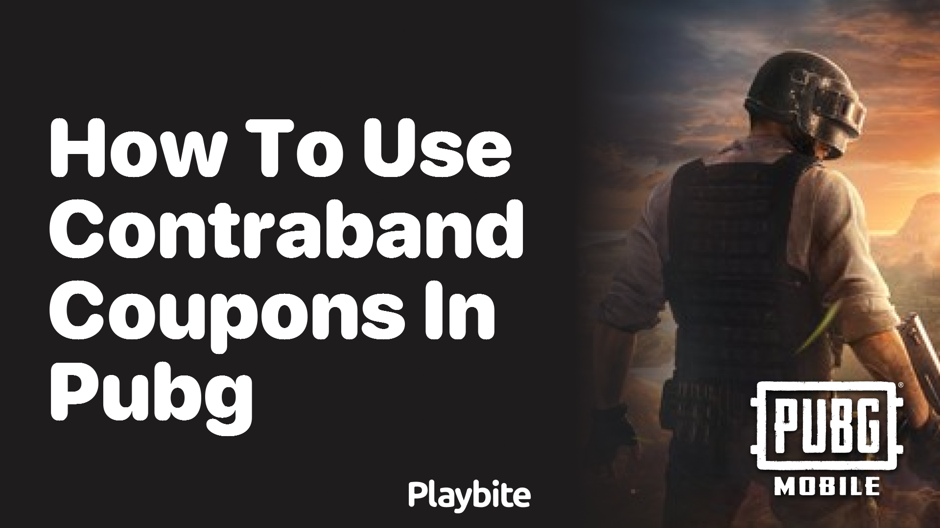 How to Use Contraband Coupons in PUBG