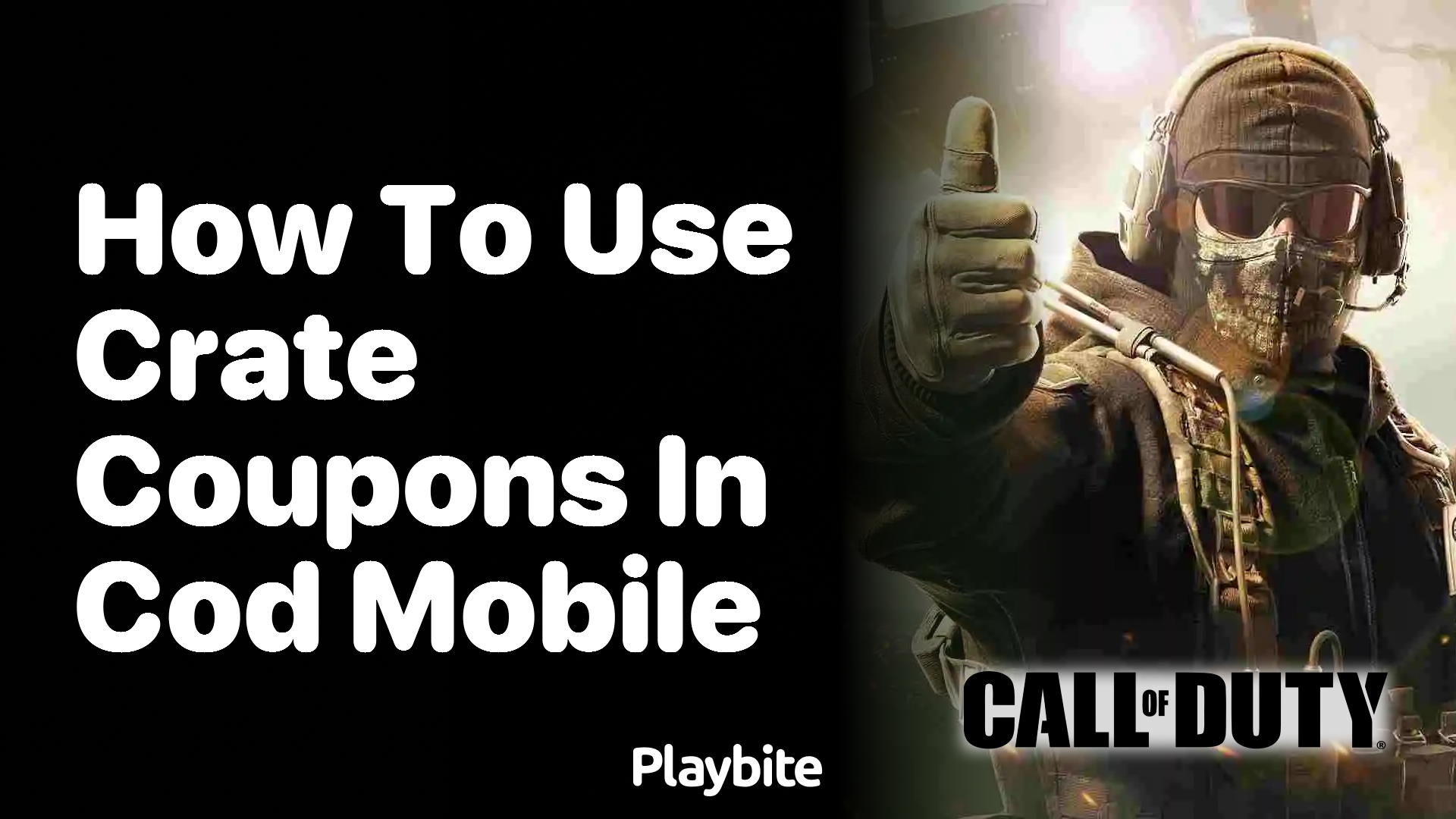 How to Use Crate Coupons in COD Mobile