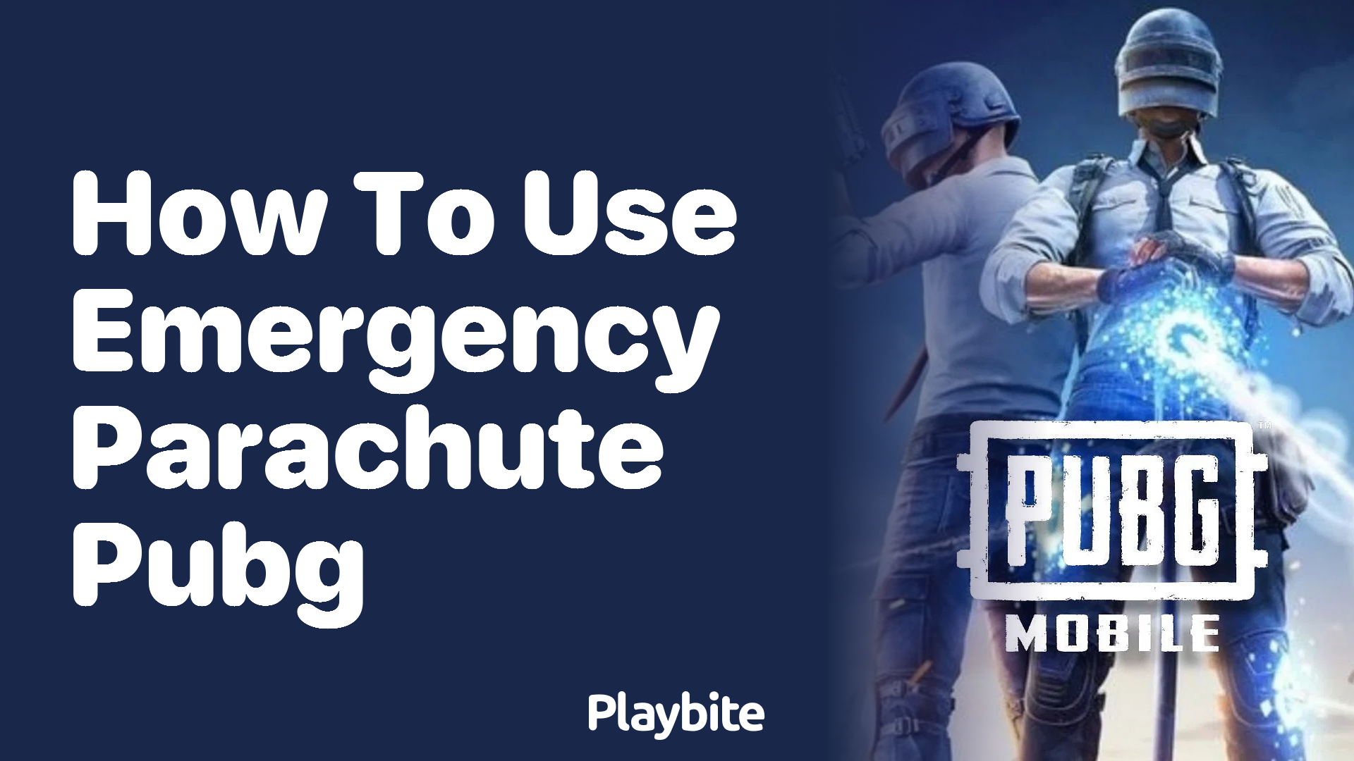 How to Use an Emergency Parachute in PUBG Mobile