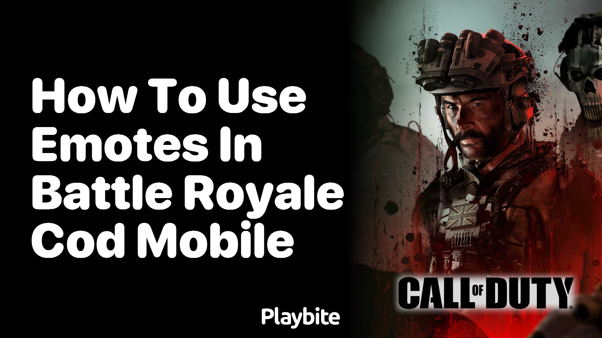 How to Use Emotes in Battle Royale COD Mobile