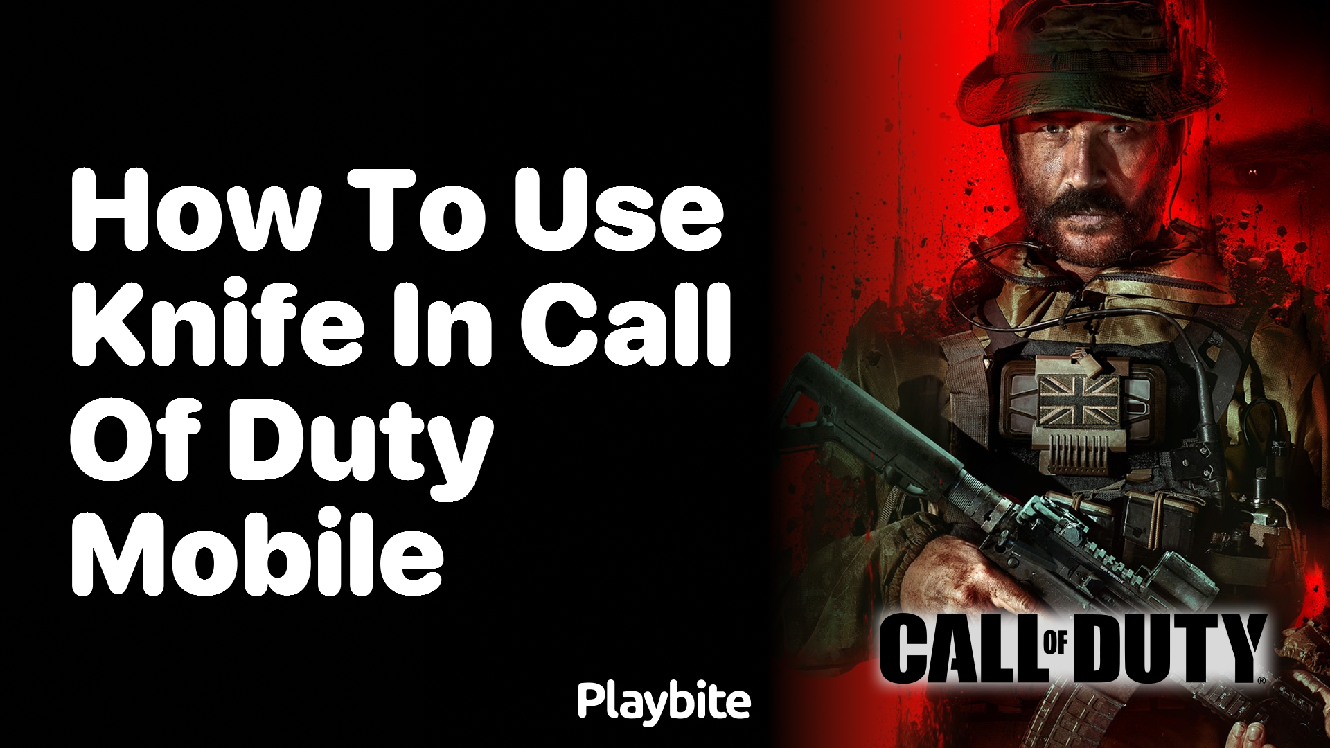 How to Use a Knife in Call of Duty Mobile
