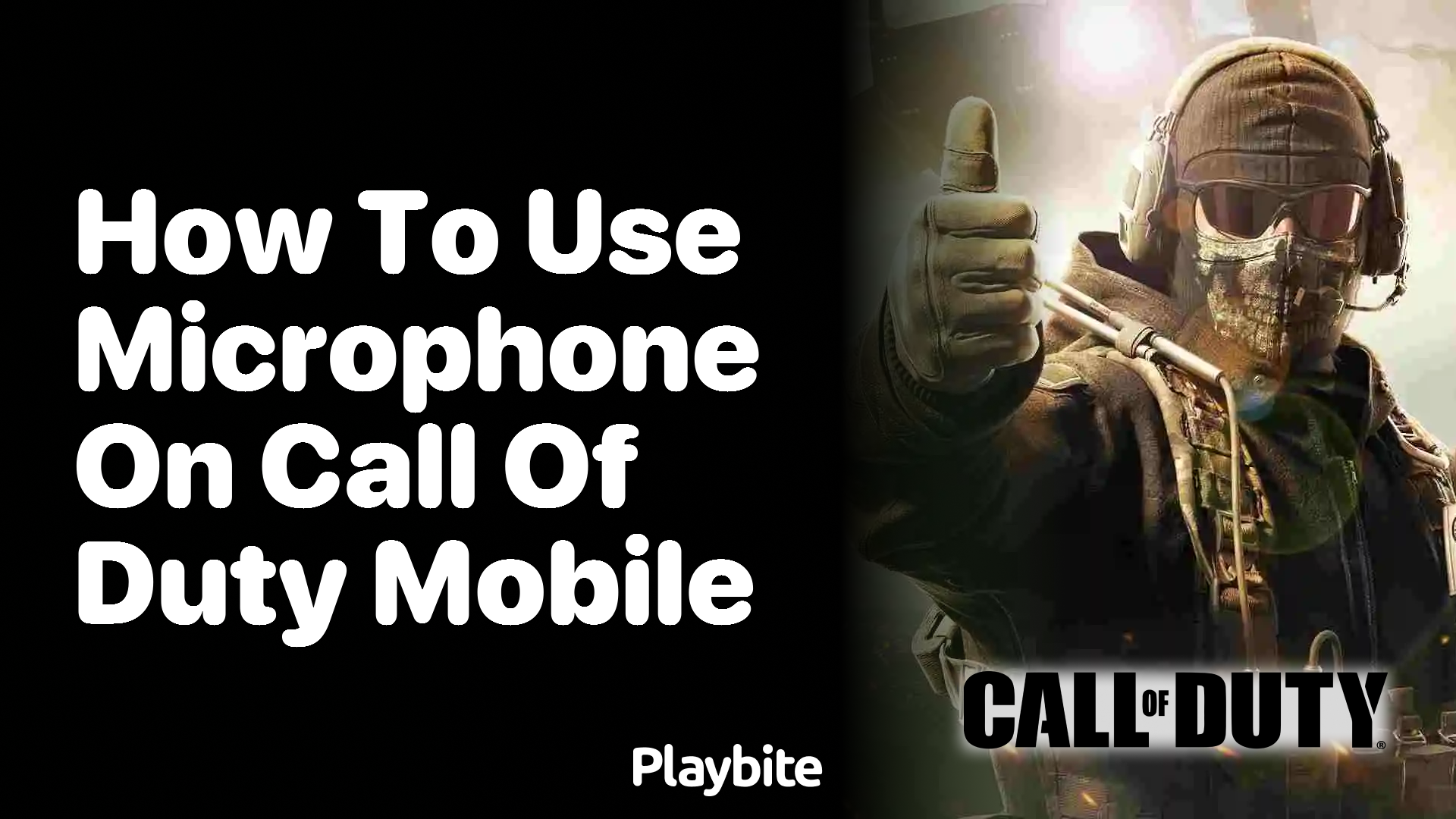 How to Use Microphone on Call of Duty Mobile