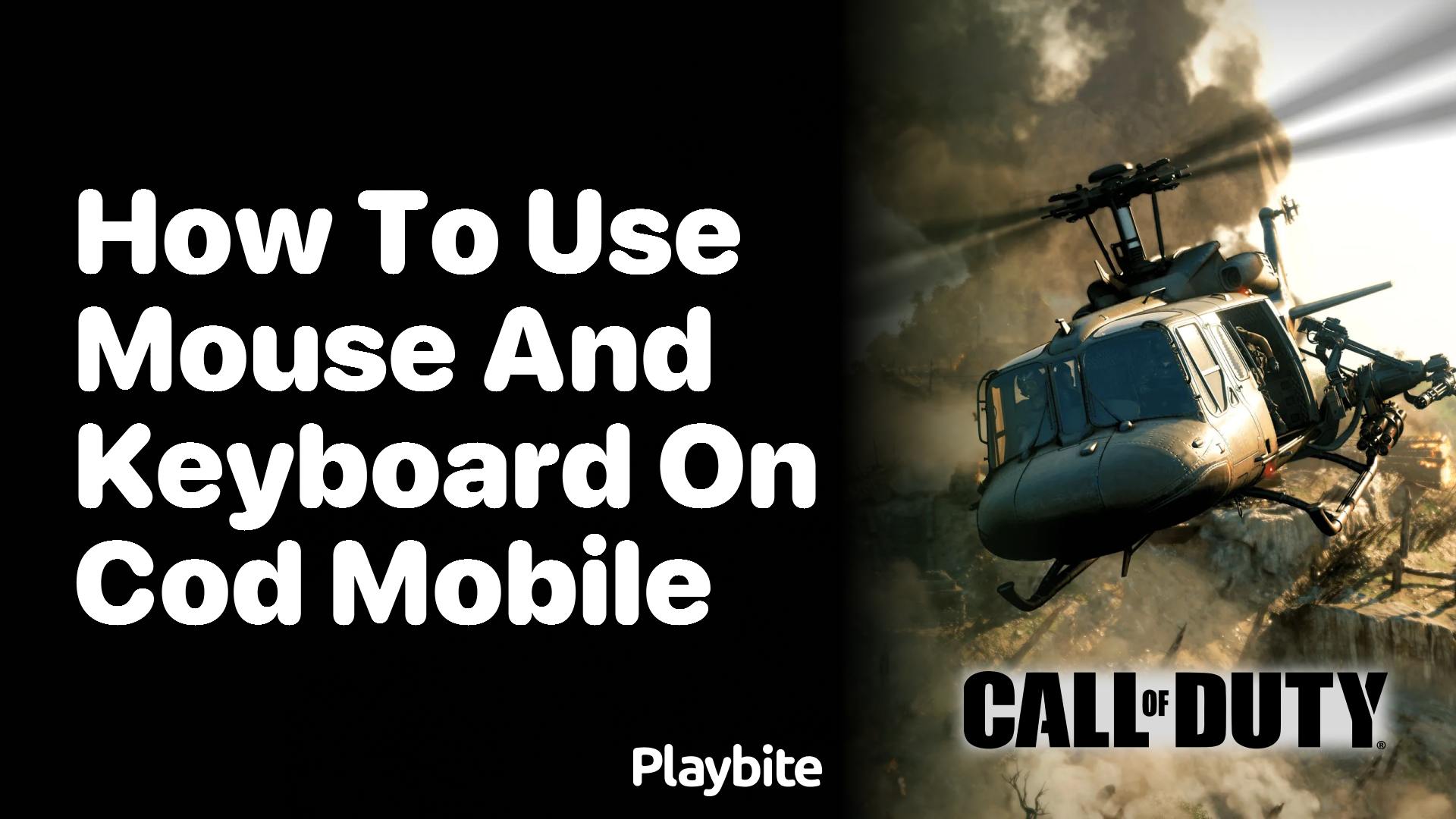 How to Use Mouse and Keyboard on COD Mobile