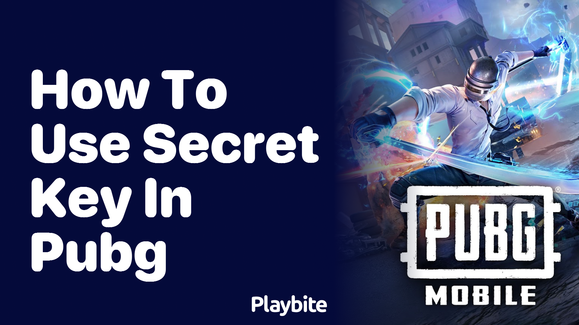 How to Use Secret Key in PUBG Mobile