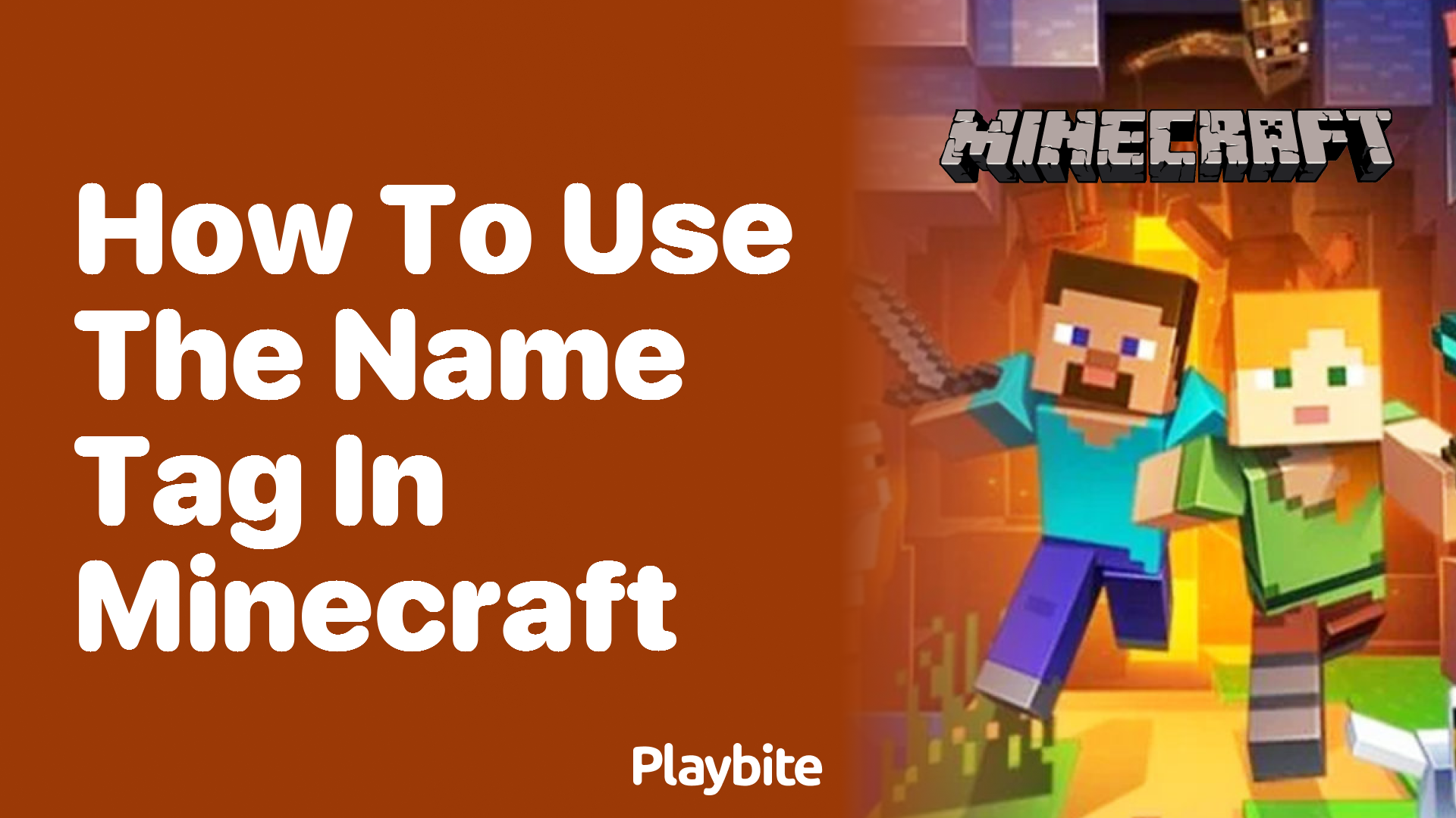 How to Use the Name Tag in Minecraft - Playbite