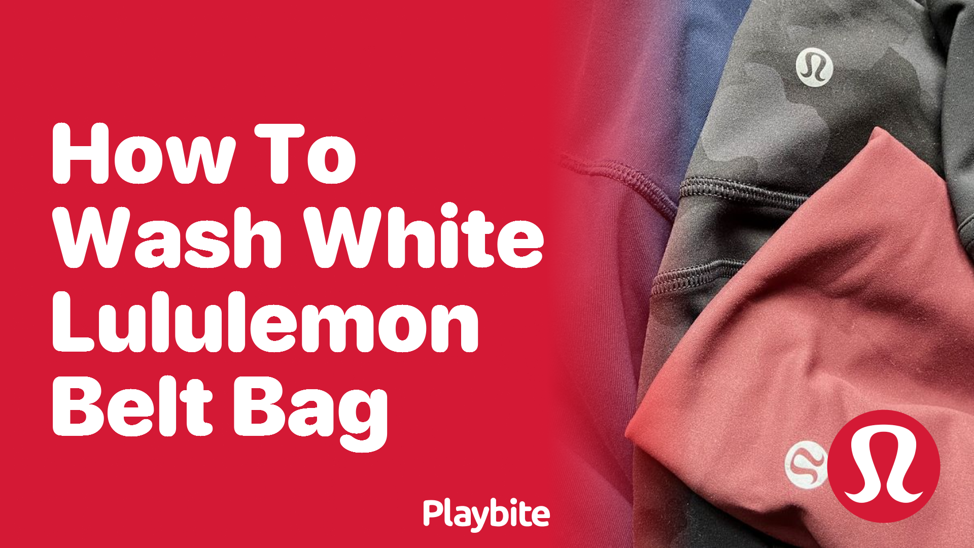 How to Wash Your White Lululemon Belt Bag