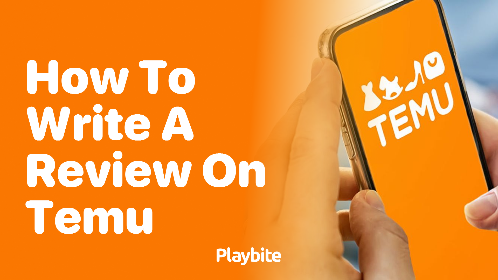 How to Write a Review on Temu