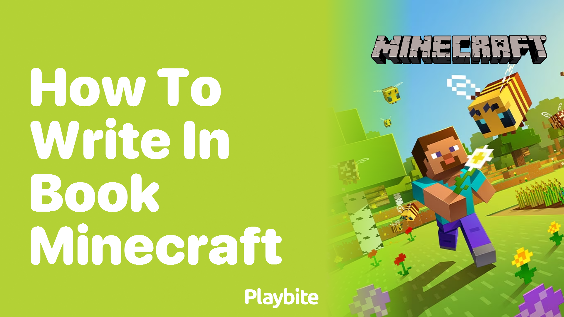 How to Write in a Book in Minecraft - Playbite