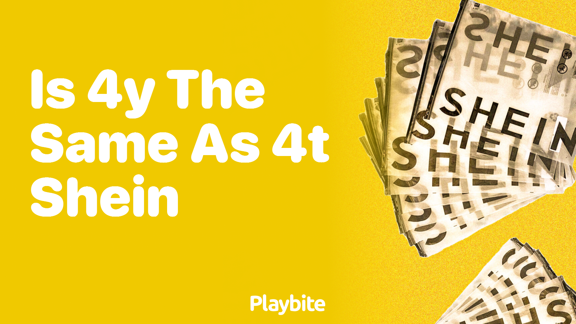 Is 4Y the Same Size as 4T at SHEIN?