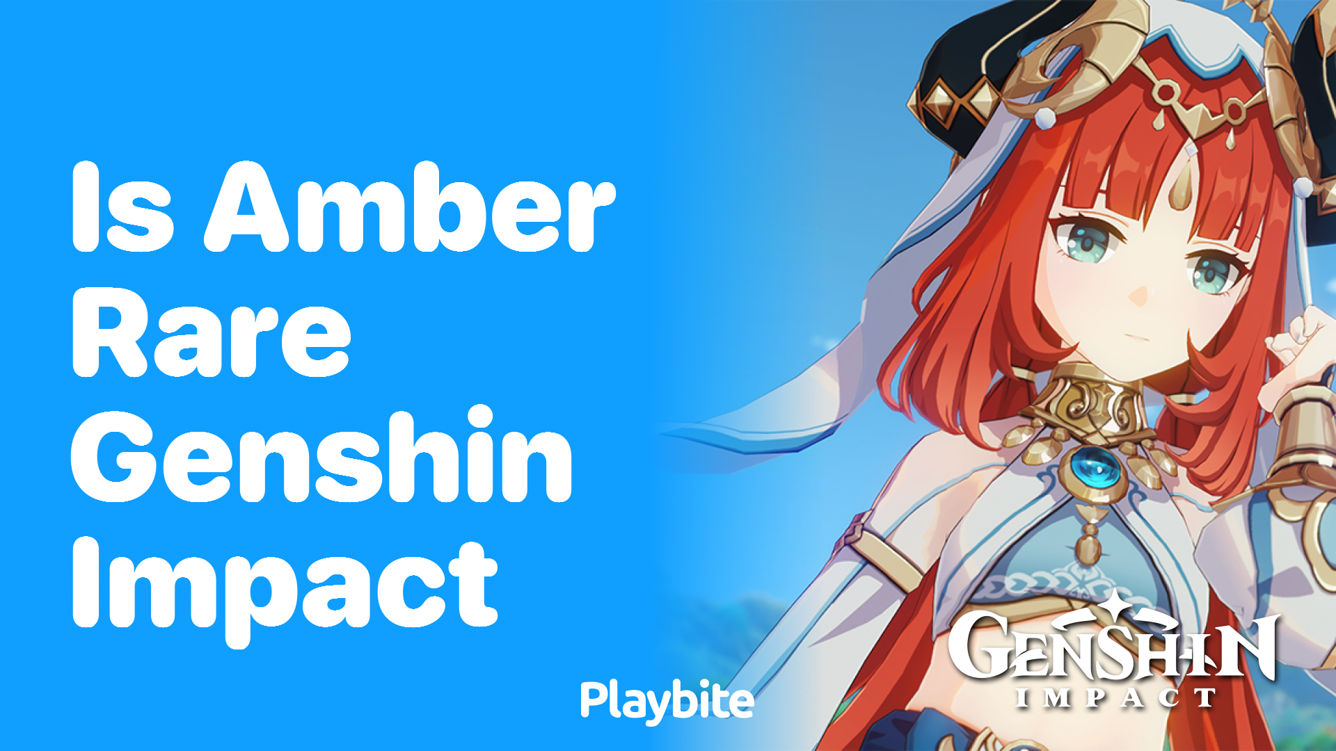 Is Amber Rare in Genshin Impact?