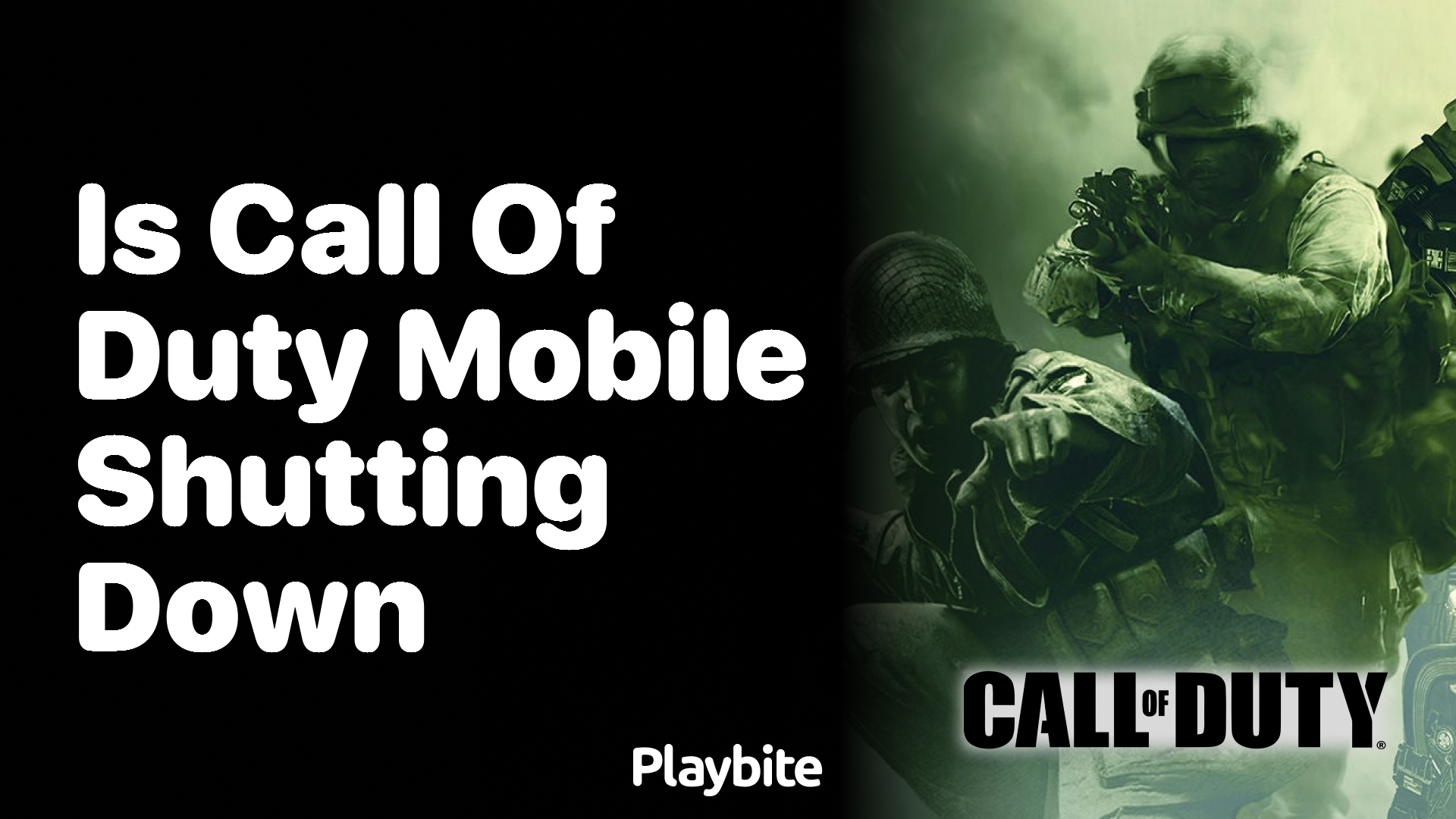 Is Call of Duty Mobile Shutting Down? Here&#8217;s What You Need to Know