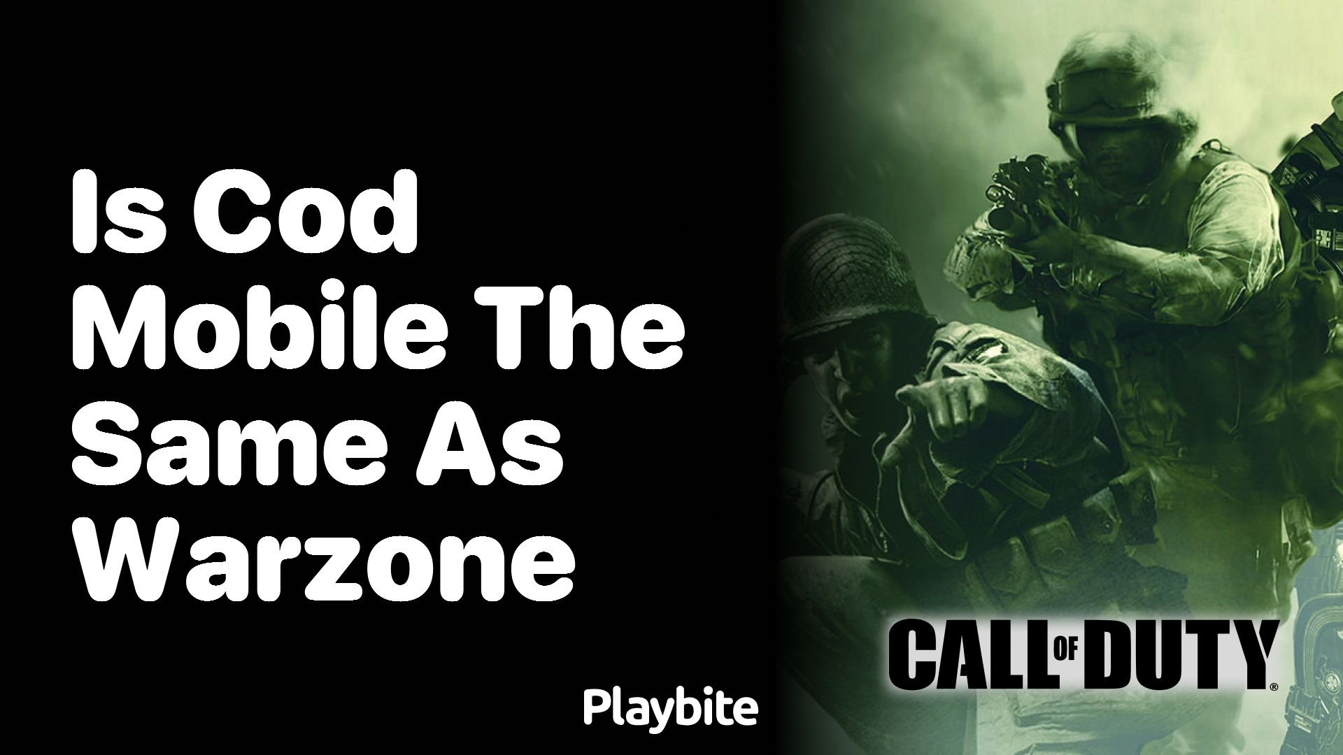 Is COD Mobile the Same as Warzone? Unpacking the Differences