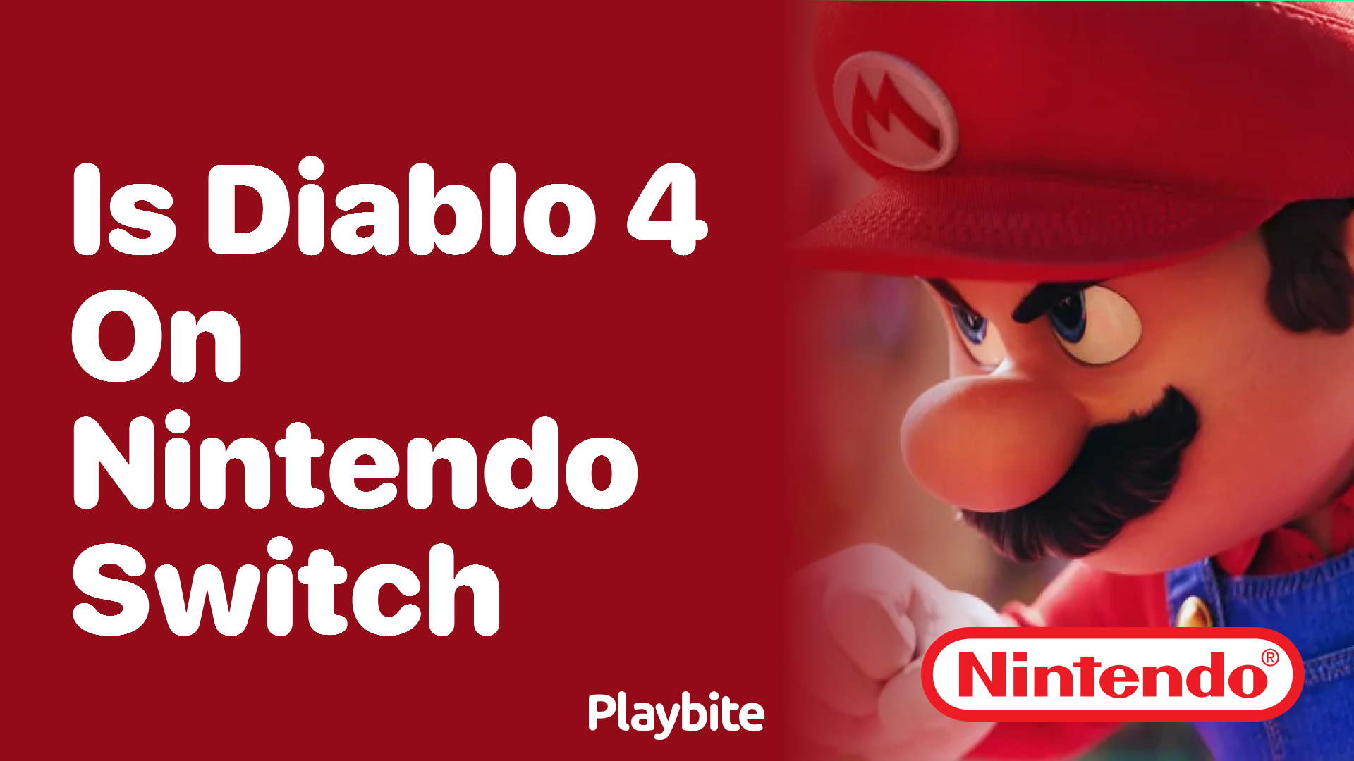 Is Diablo 4 on Nintendo Switch?