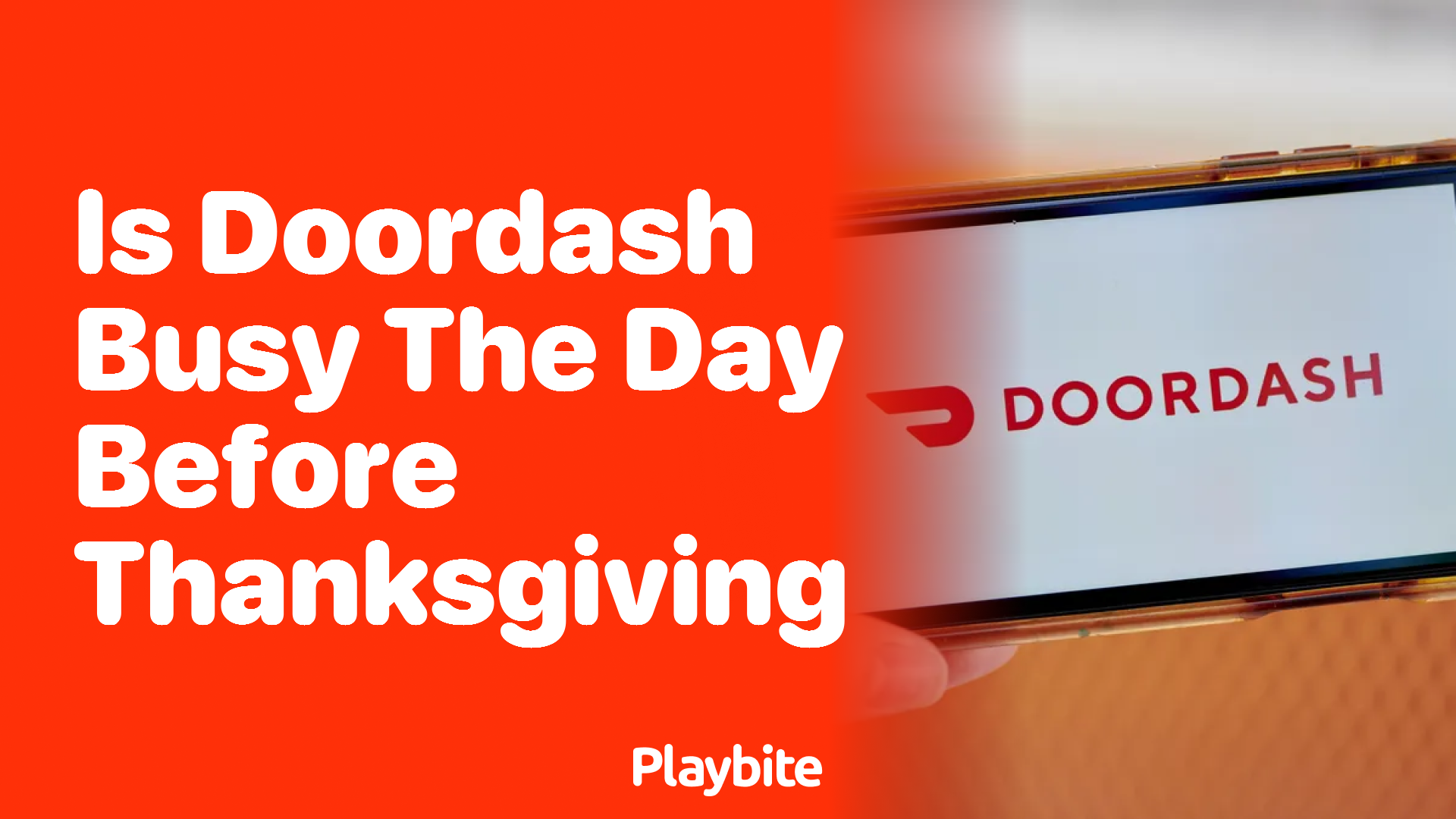 Is DoorDash Busy the Day Before Thanksgiving?