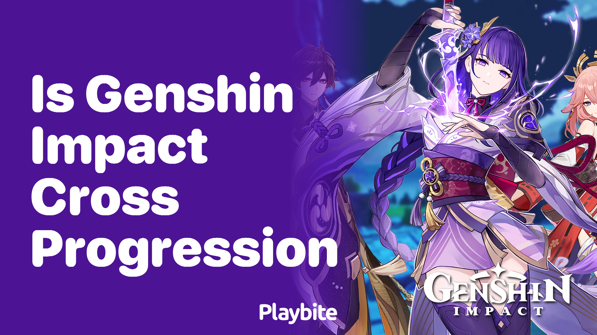 Is Genshin Impact Cross Progression? Let's Find Out! - Playbite