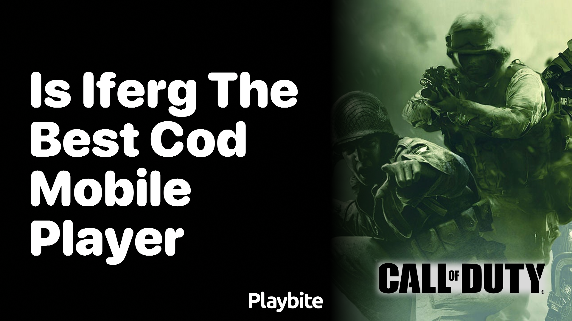 Is iFerg the Best CoD Mobile Player?