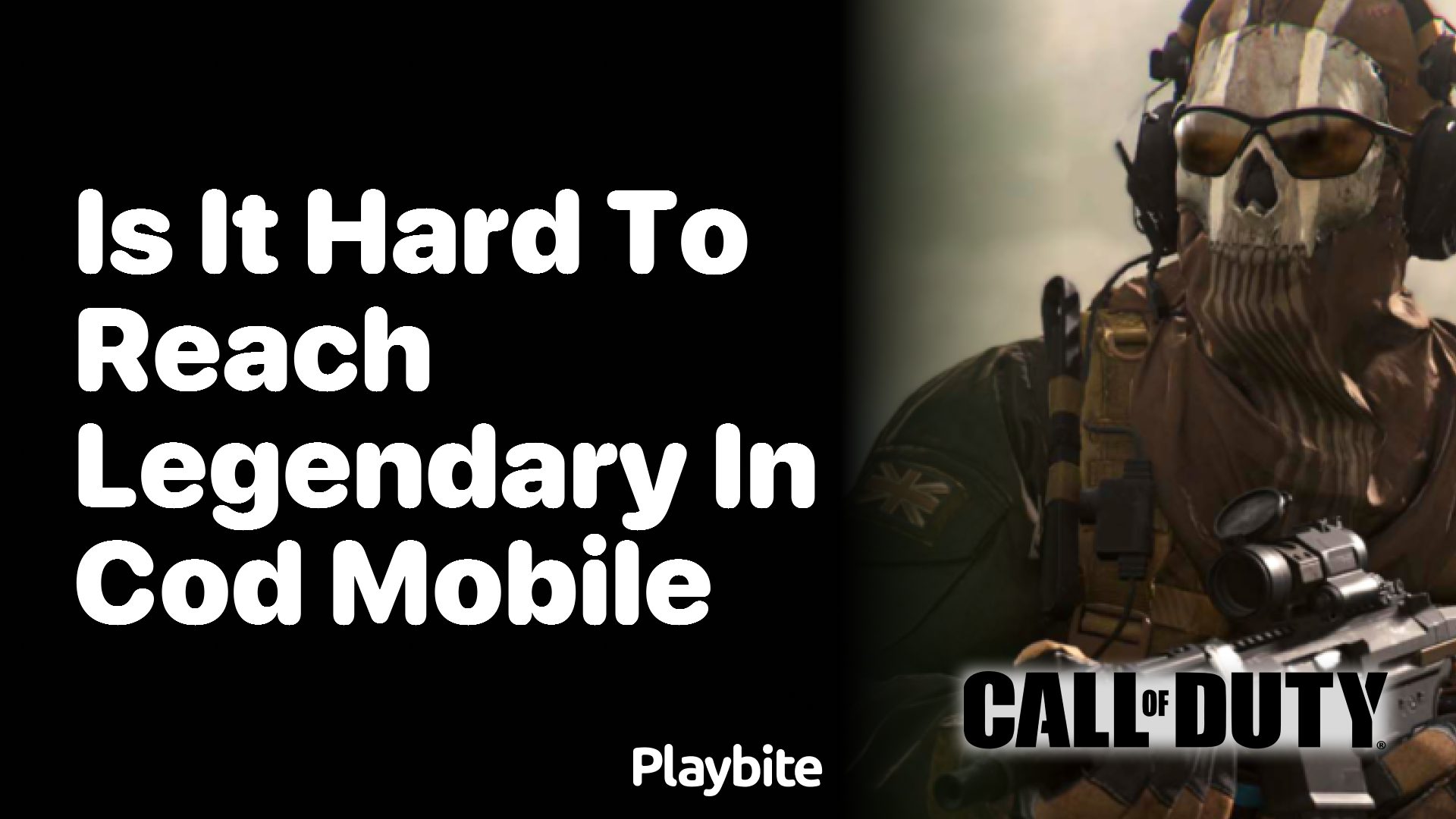 Is It Hard to Reach Legendary in COD Mobile?