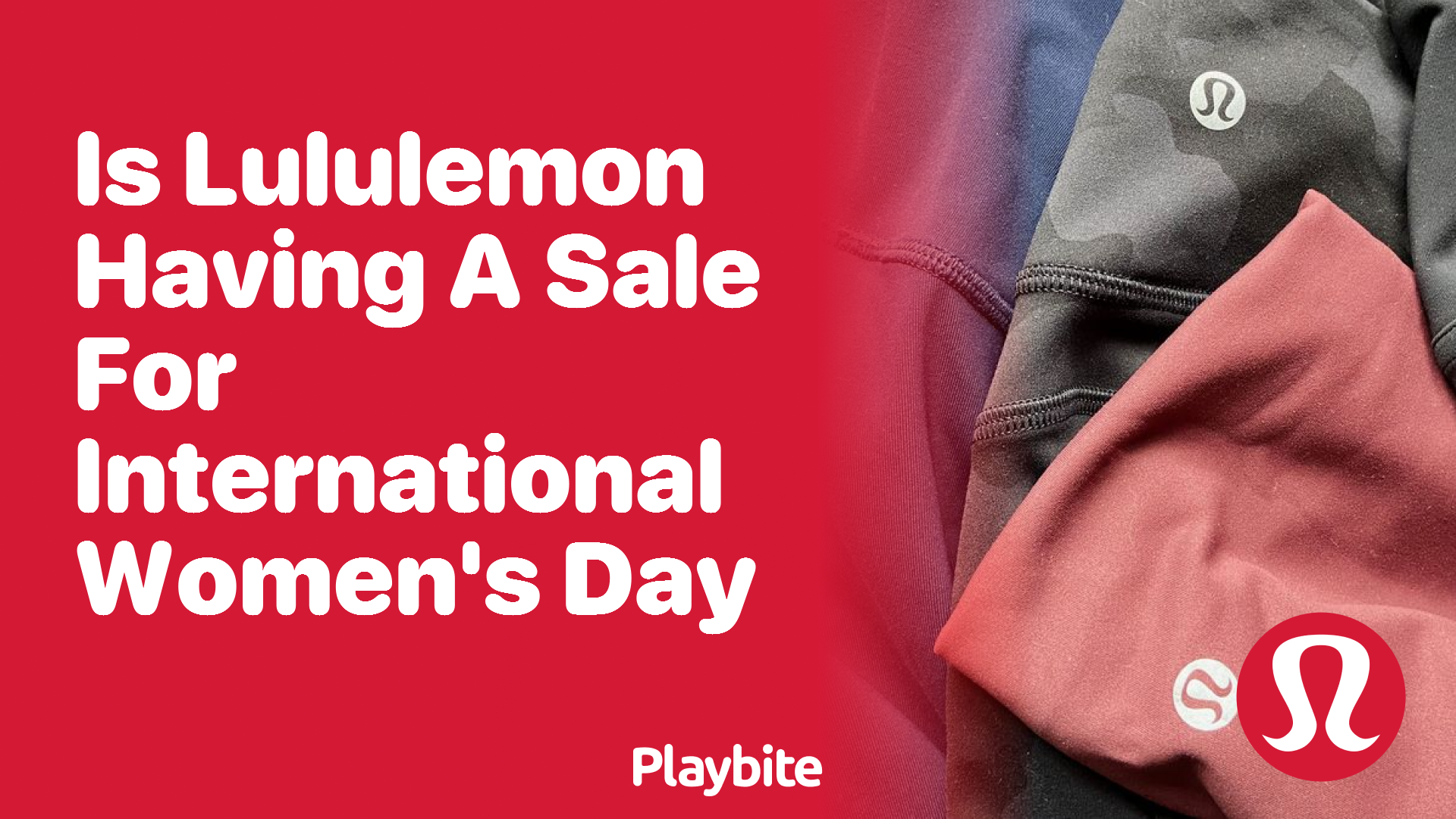 Is Lululemon Having a Sale for International Women’s Day?