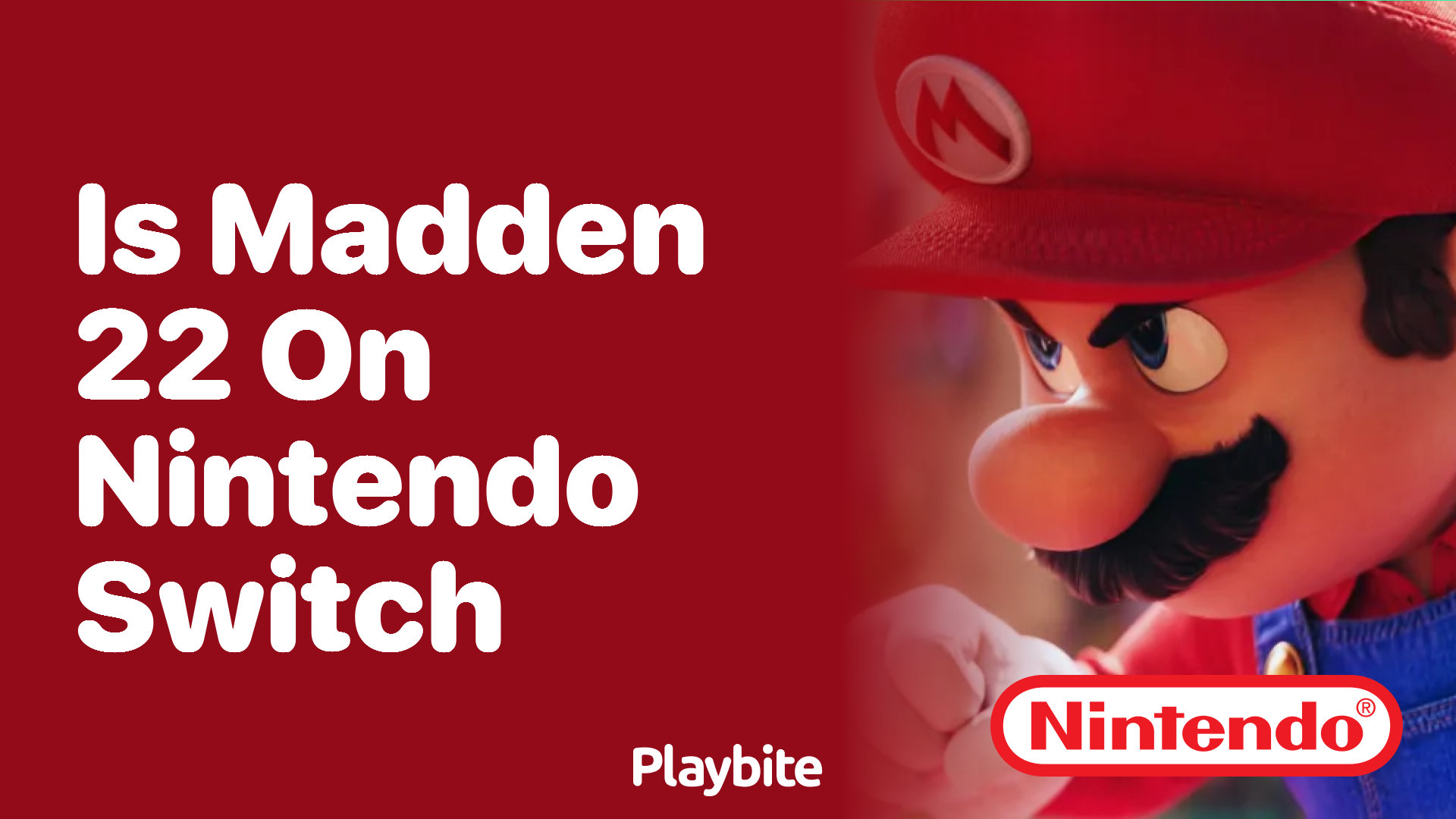 Is Madden 22 Available on Nintendo Switch?