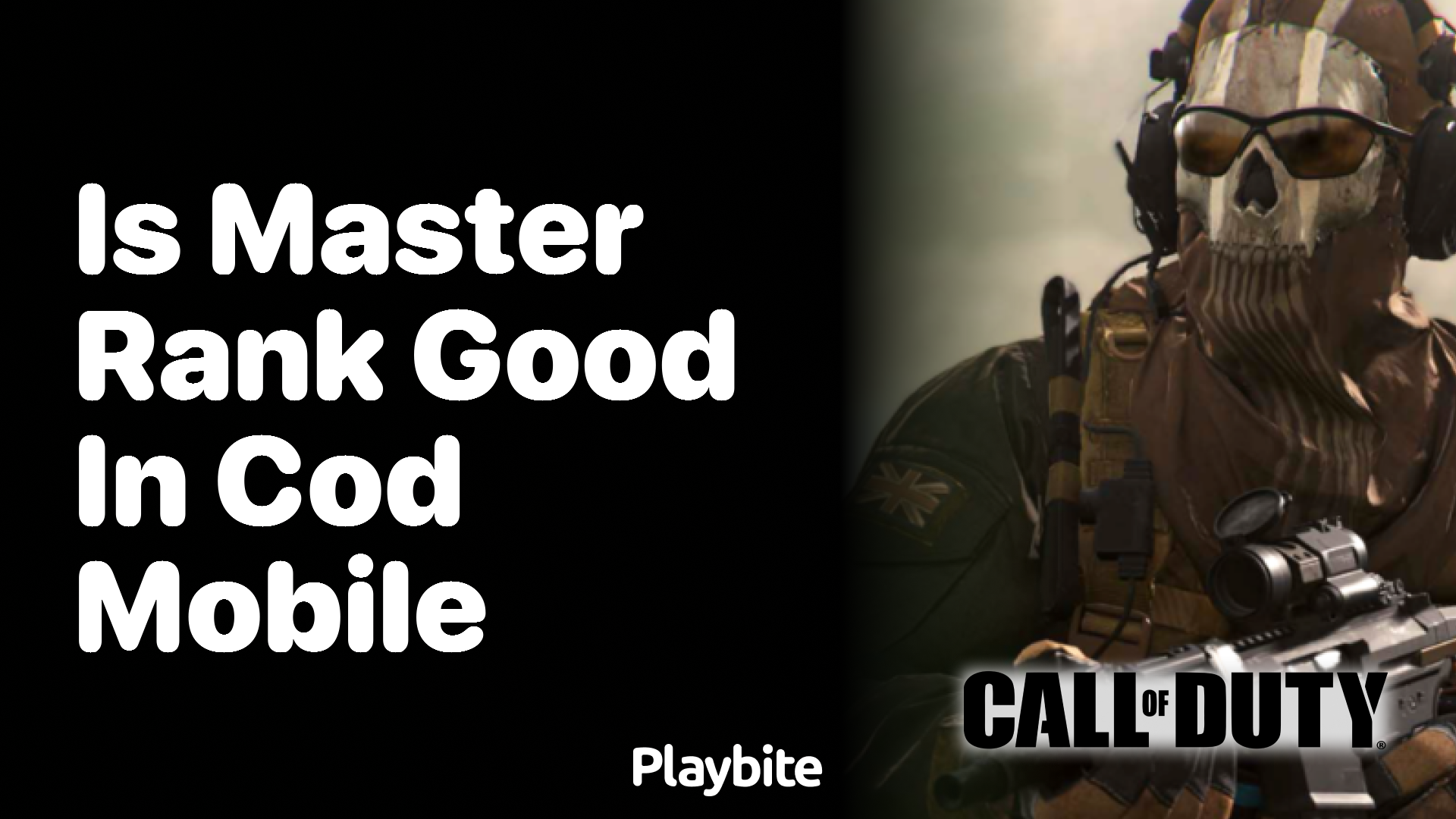 Is Master Rank Good in COD Mobile?