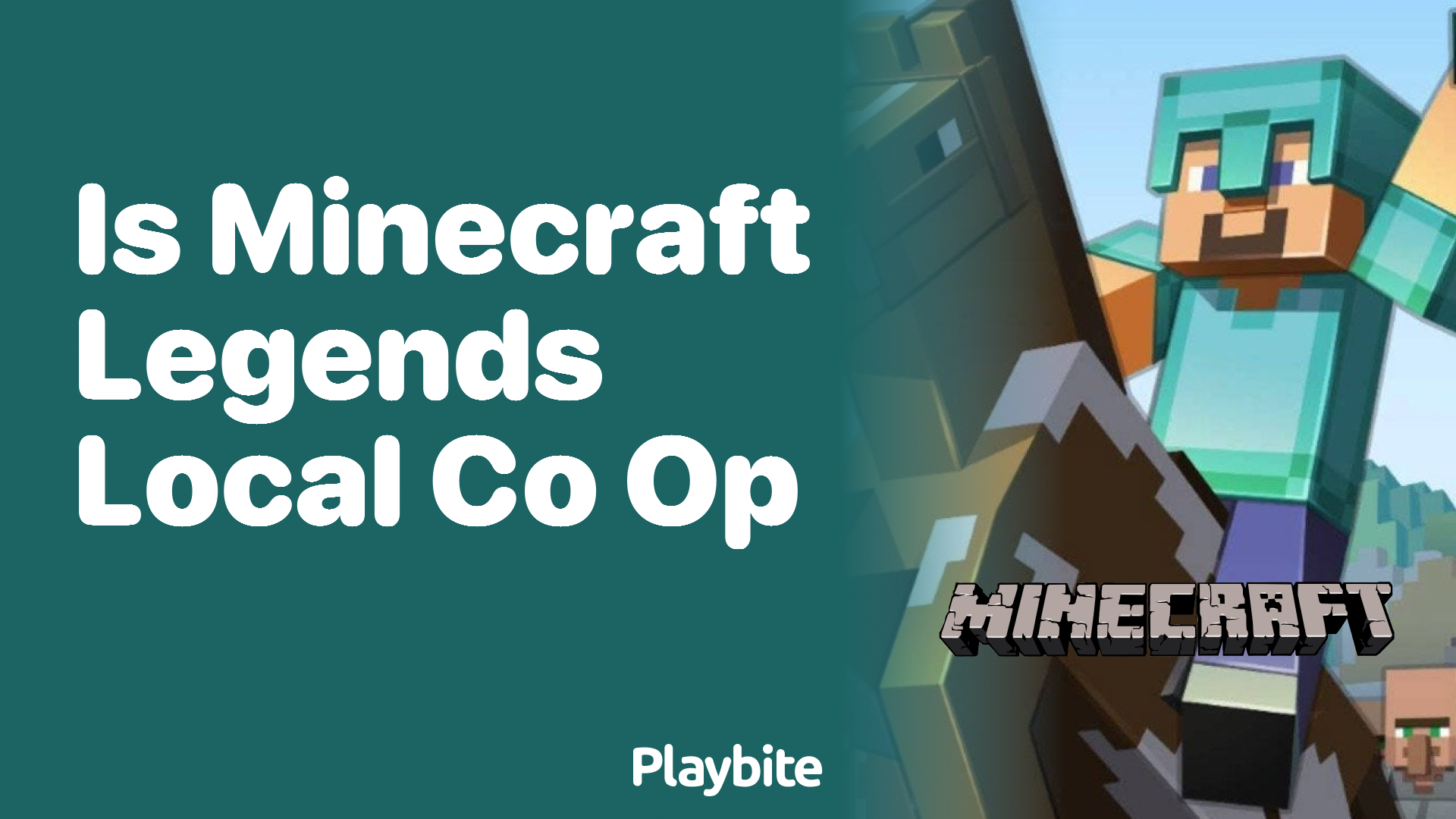 Is Minecraft Legends Local Co-op?
