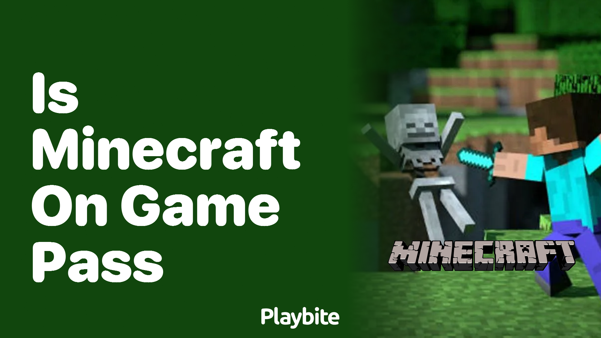 Is Minecraft Available on Game Pass? Let&#8217;s Find Out!