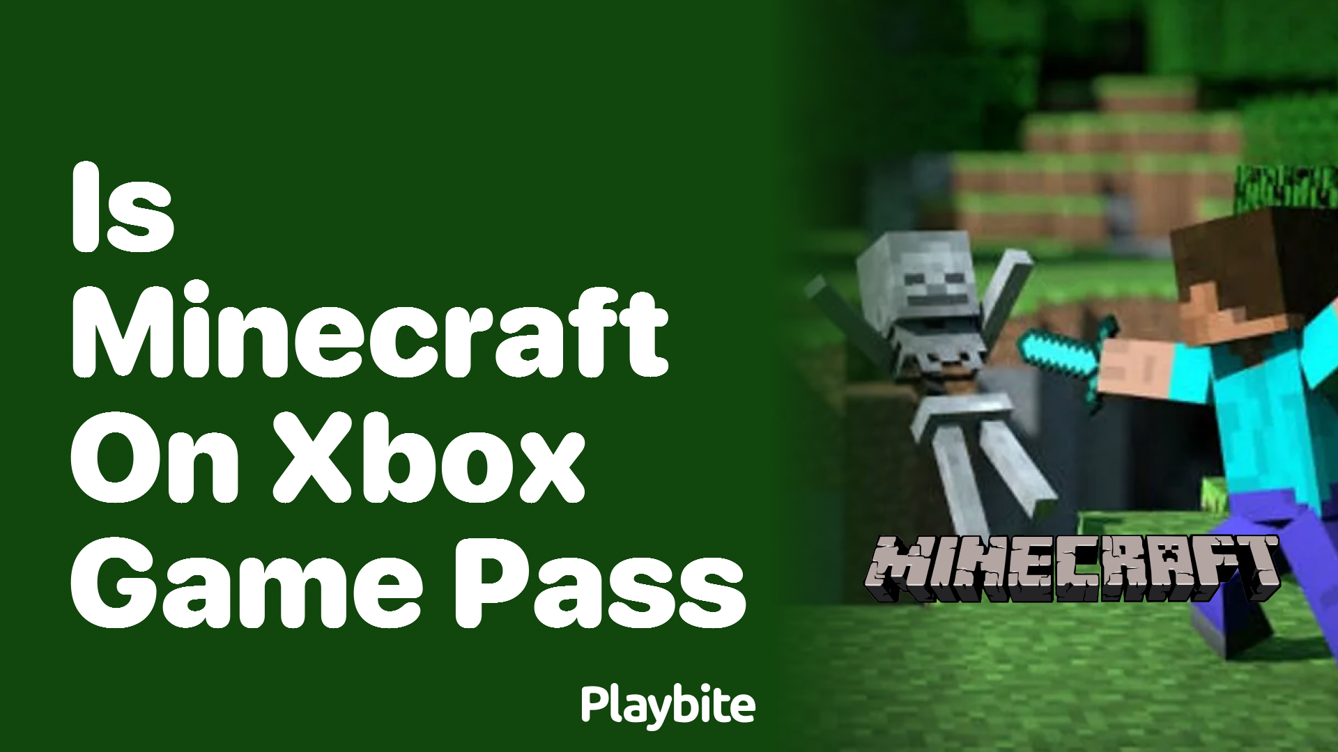 Is Minecraft Available on Xbox Game Pass?