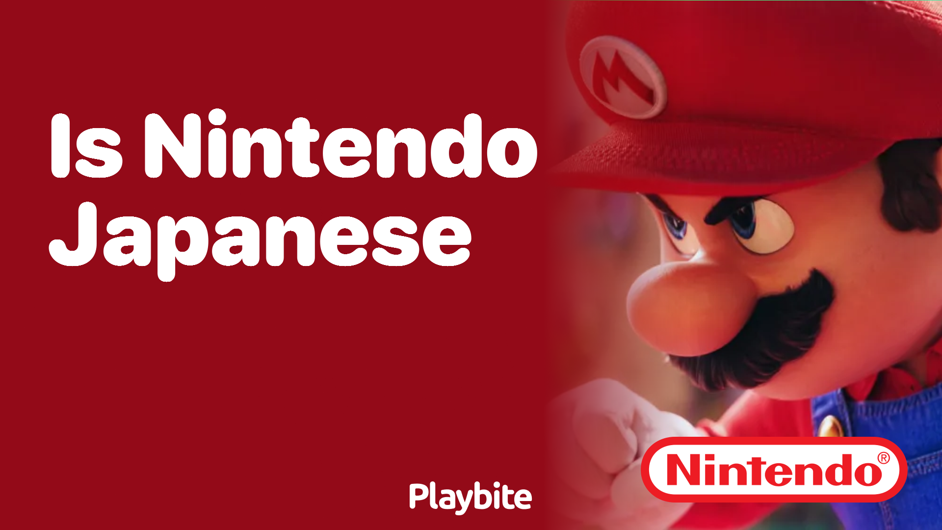 Is Nintendo a Japanese Company?