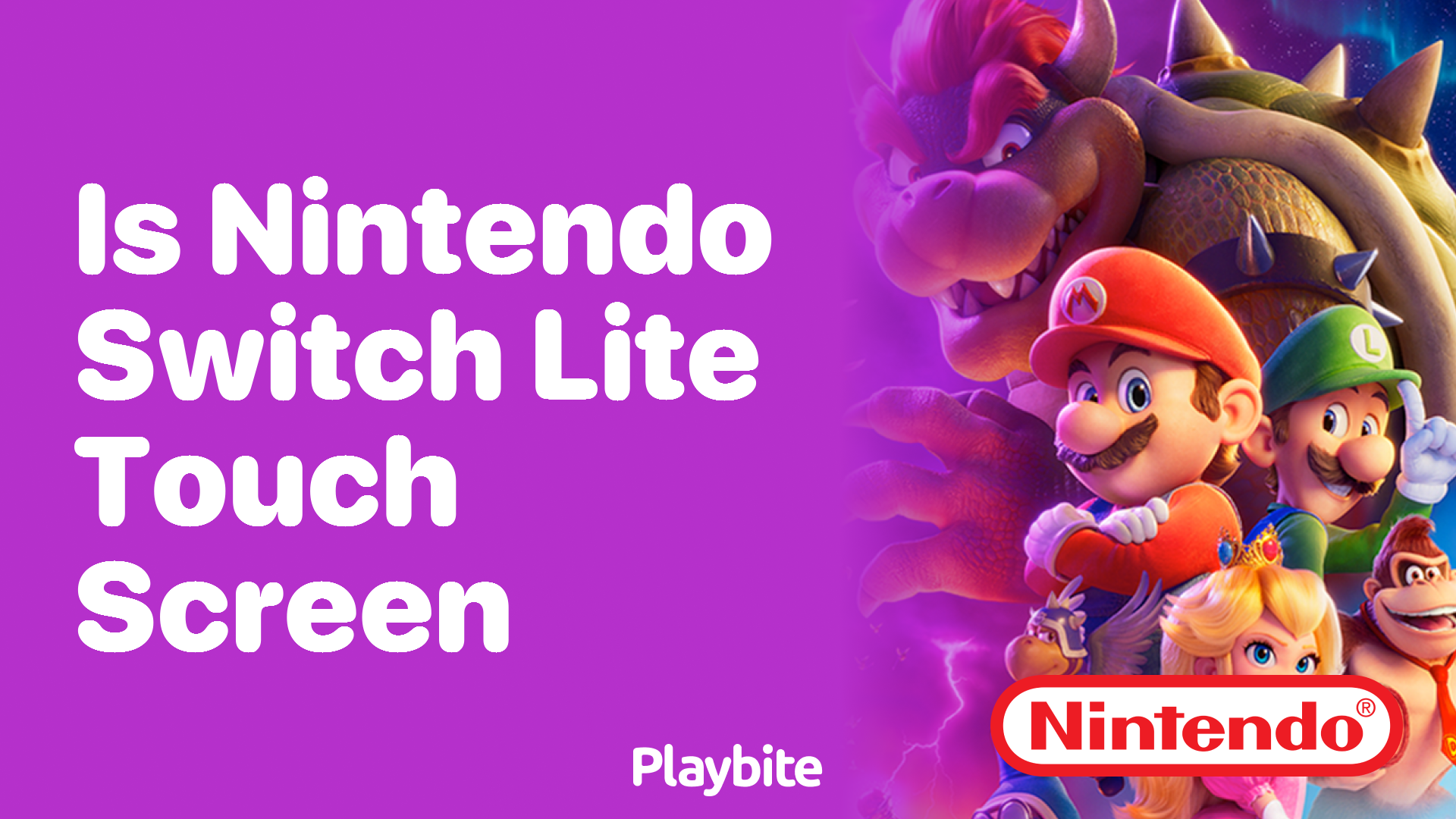 Is the Nintendo Switch Lite Touch Screen? Discover the Answer!