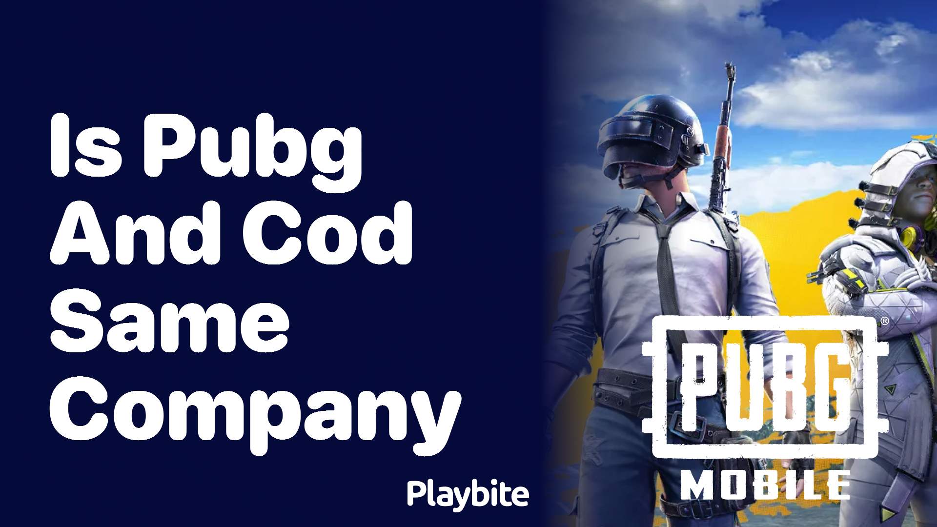 Is PUBG and COD Made by the Same Company? Let’s Find Out!