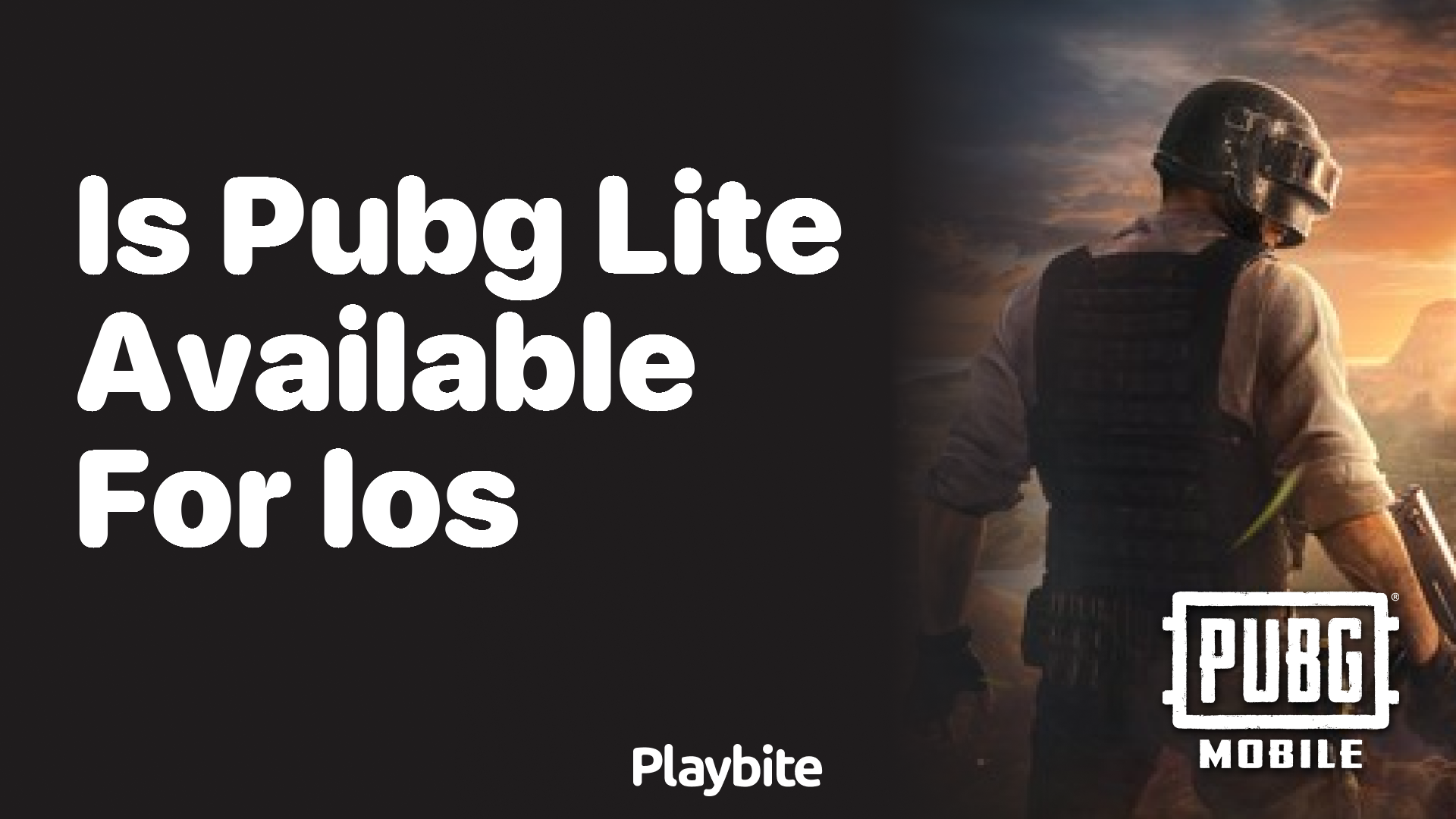 Is PUBG Lite Available for iOS Devices?